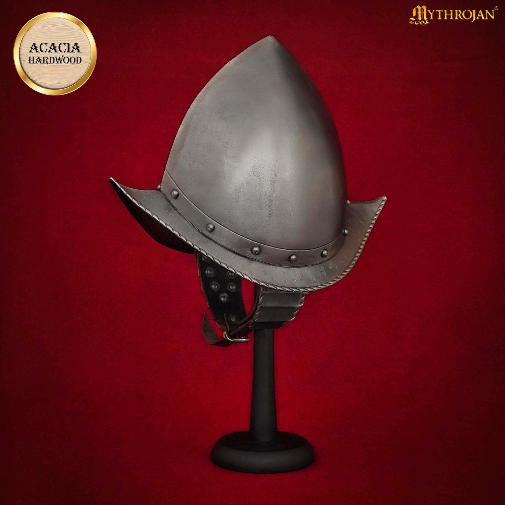 Imagen única de: Soporte de madera maciza para casco
