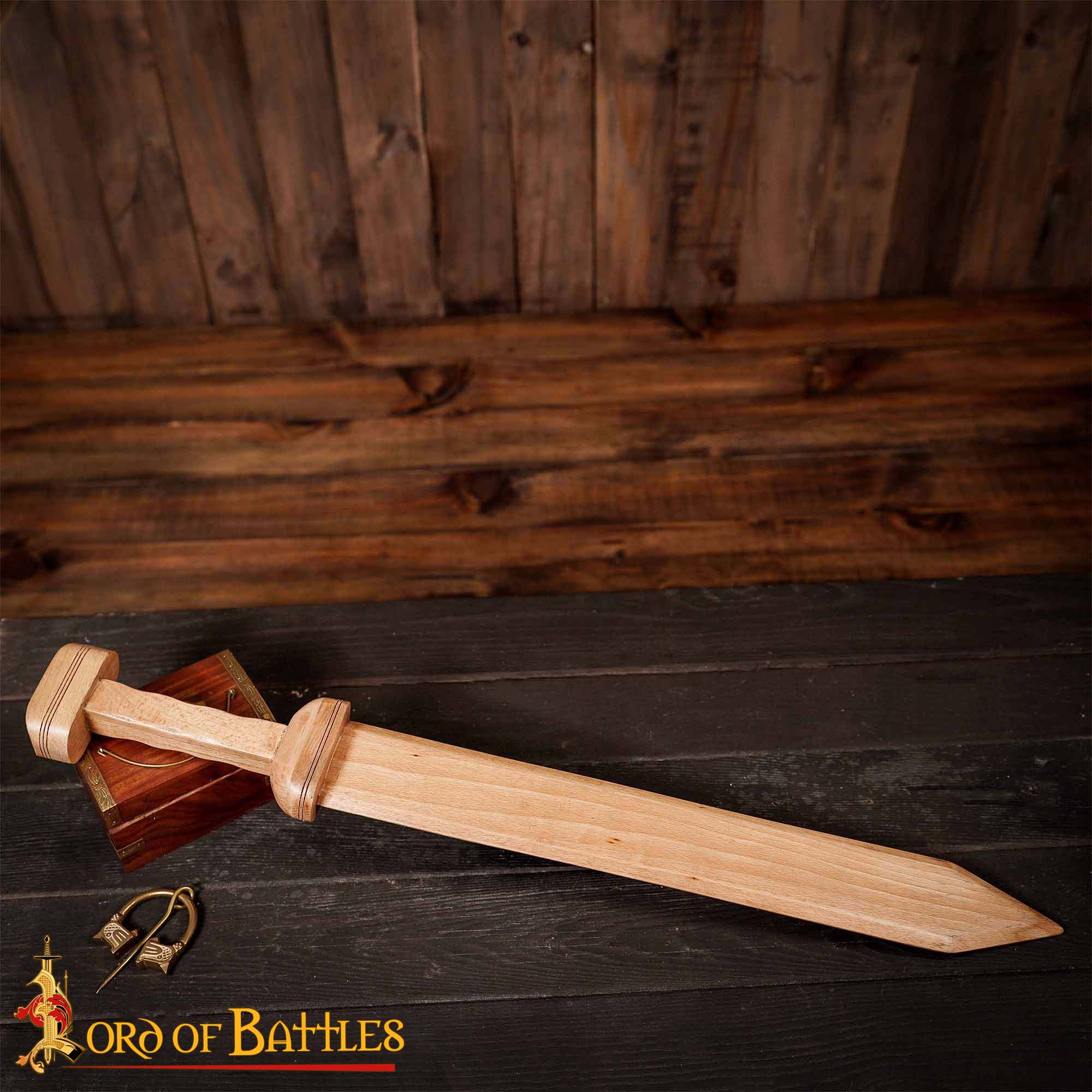 Imagen única de: Gladius Romano Espada Artesanal de Madera con Diseño Histórico