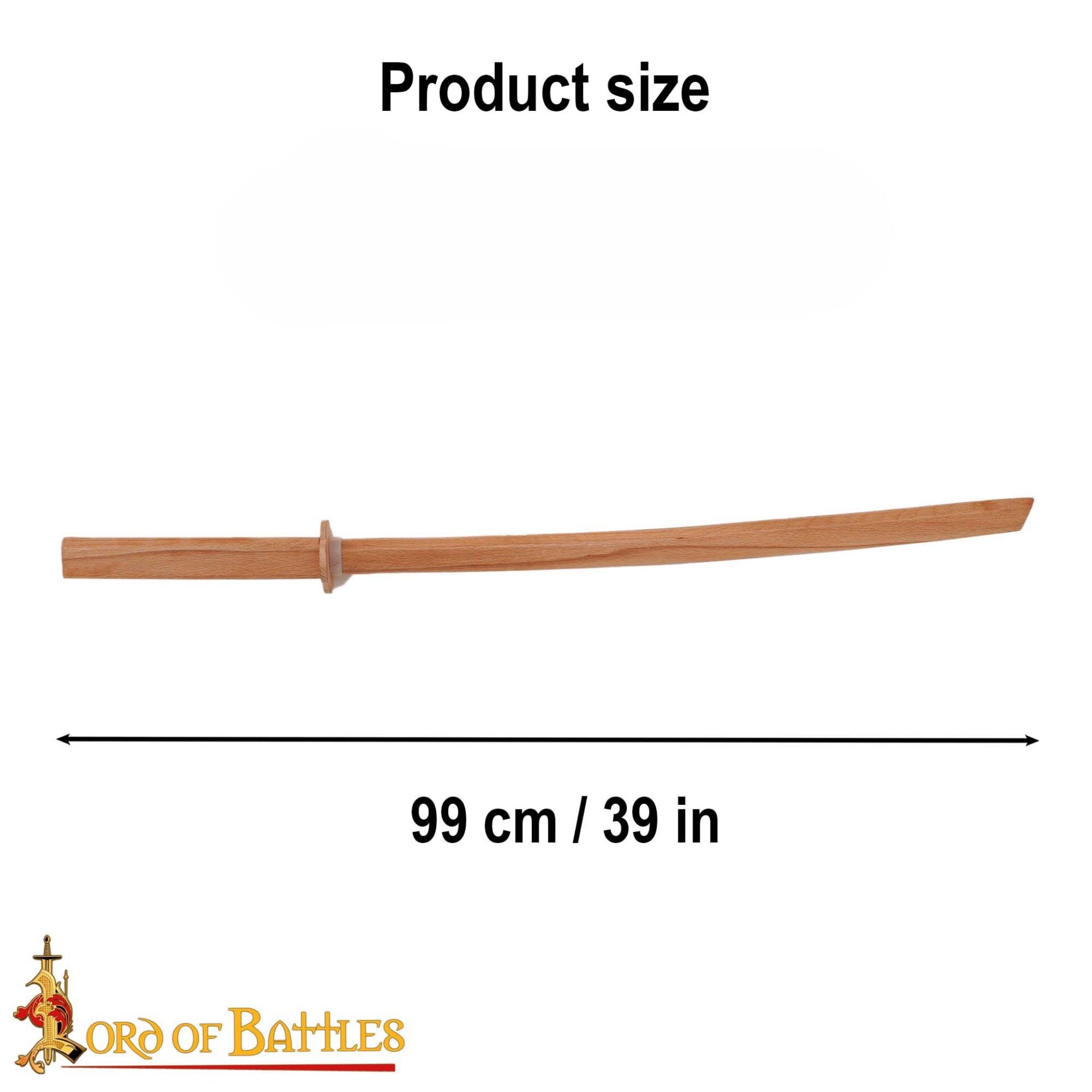Bokken japonés de madera para práctica samurái - imagen 3