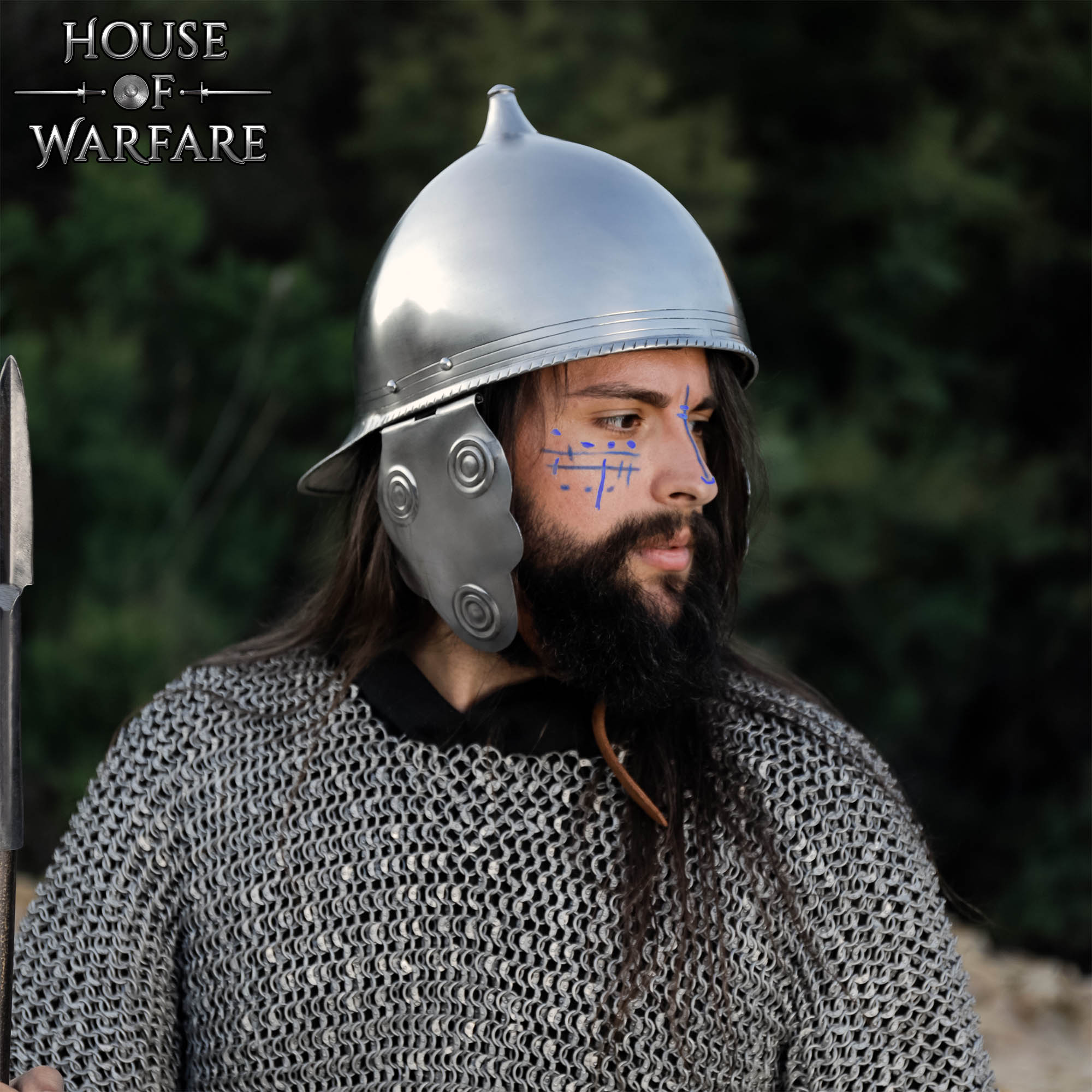 Imagen única de: Roman Montefortino Casco de Acero Calibre 18
