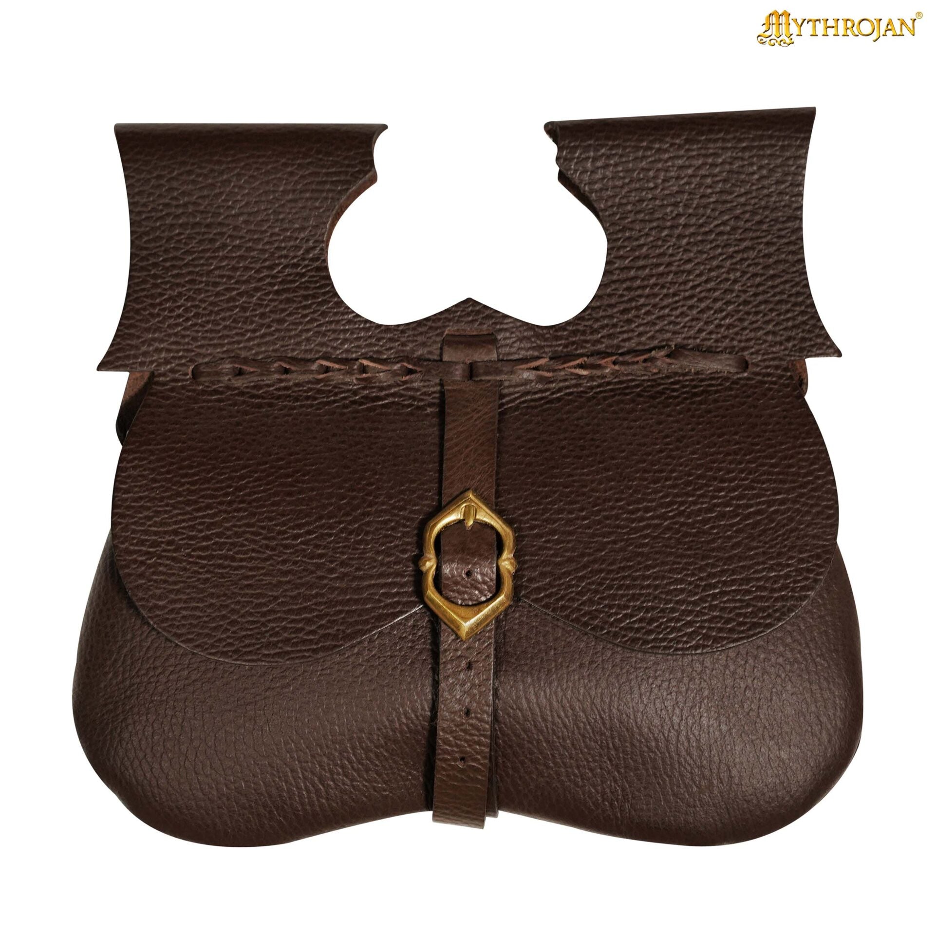 Bolsa riñón medieval de cuero para cinturón - imagen 27