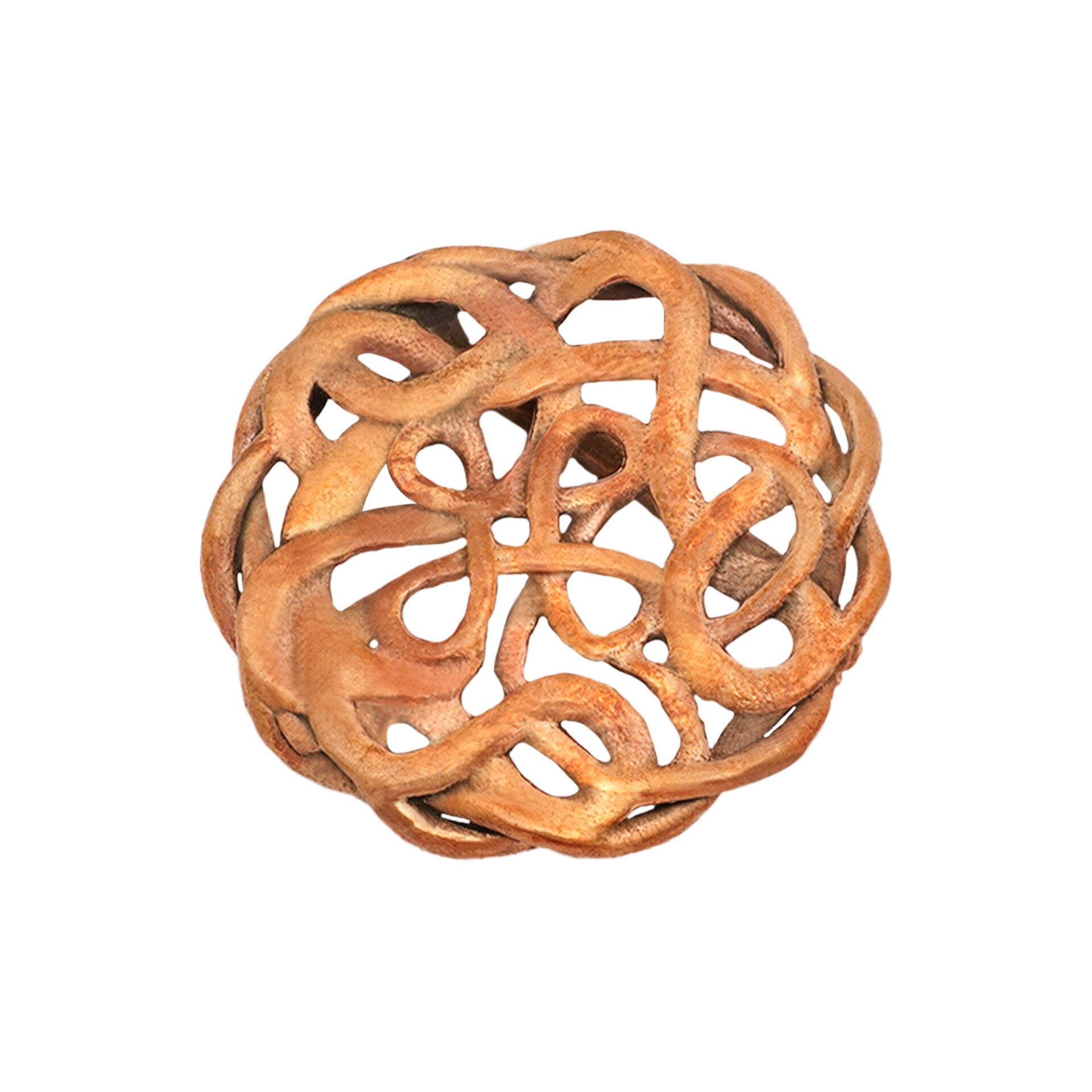 Hebilla de bronce (siglos IX–X) con diseño de nudo — para cinturón 2,5 cm - imagen 7