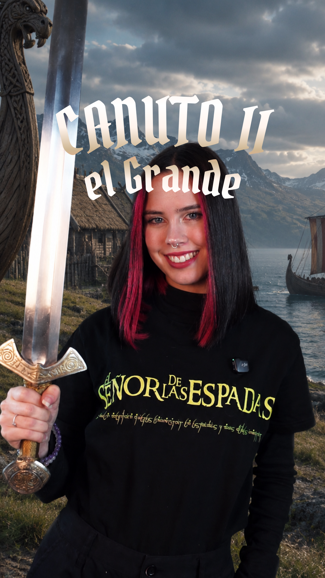 Espada Decorativa Vikinga De Langeid Con Vaina