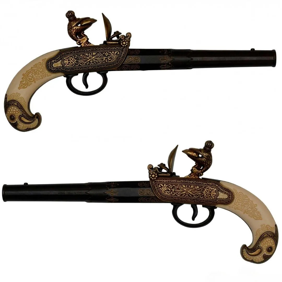 Imagen única de: Pistola De Chispa, Tula (Rusia) S. XVIII Réplica No Funcional 1238