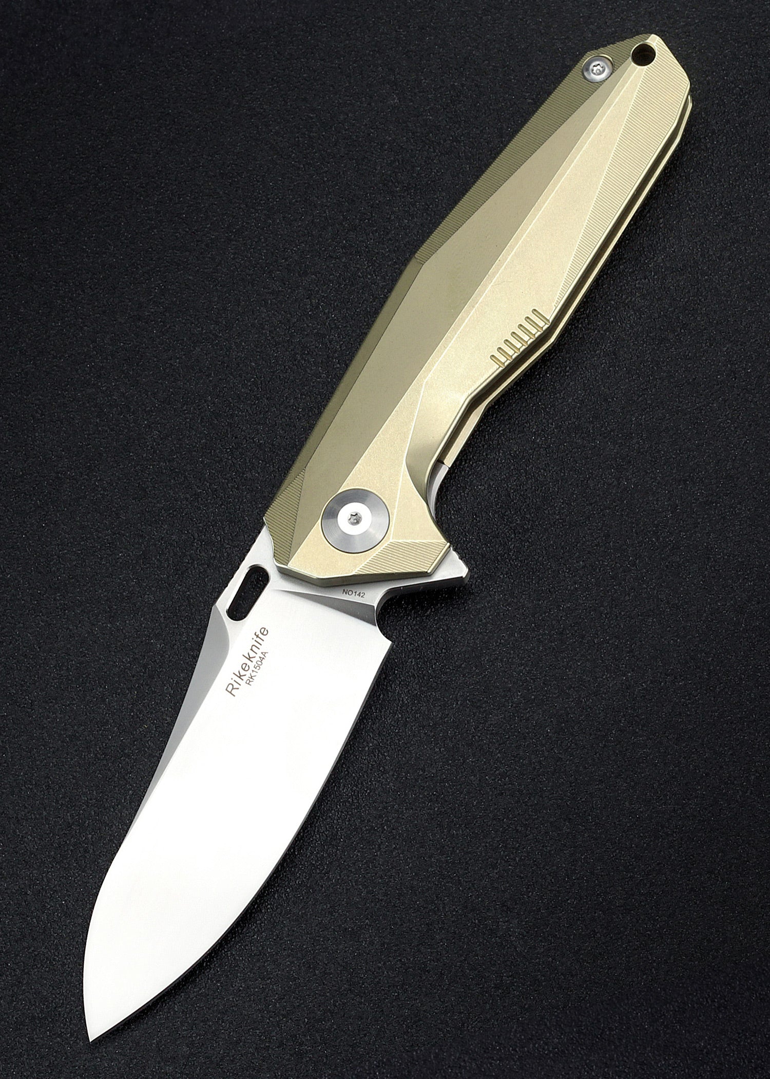 Imagen única de: Navaja De Bolsillo Rikeknife 1504A-g, Dorada
