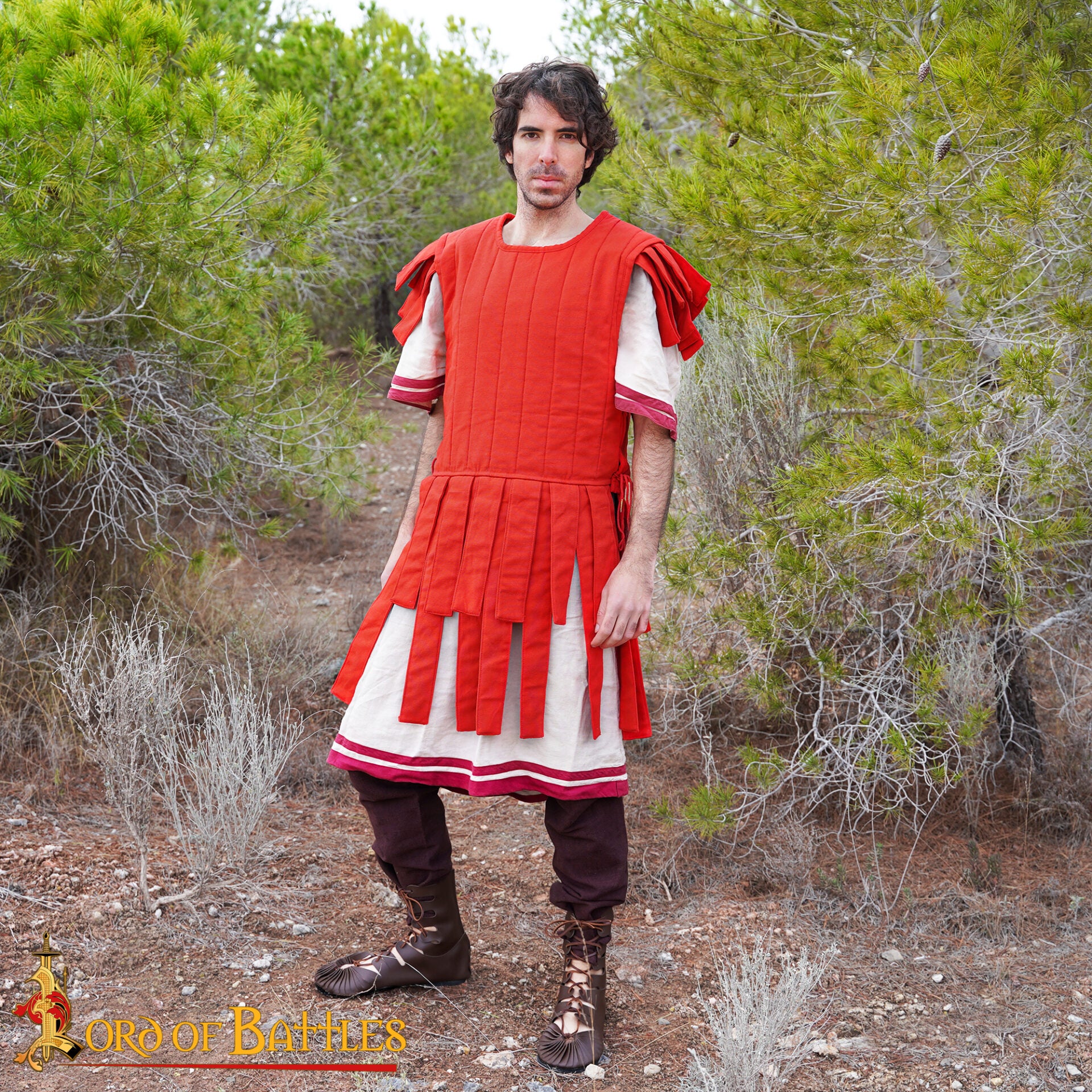 Subarmalis romano acolchado doble capa