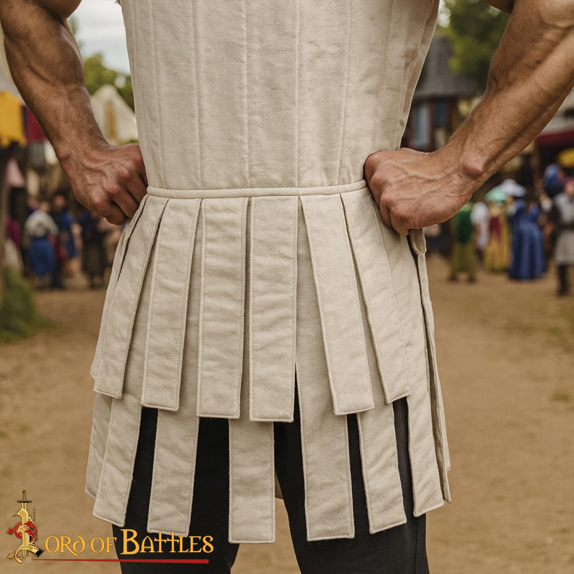 Subarmalis romano acolchado doble capa