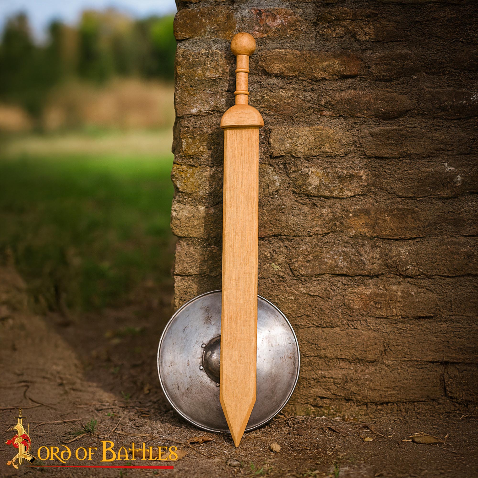 Gladius de Entrenamiento en Madera - Espada Romana de Práctica - imagen 6