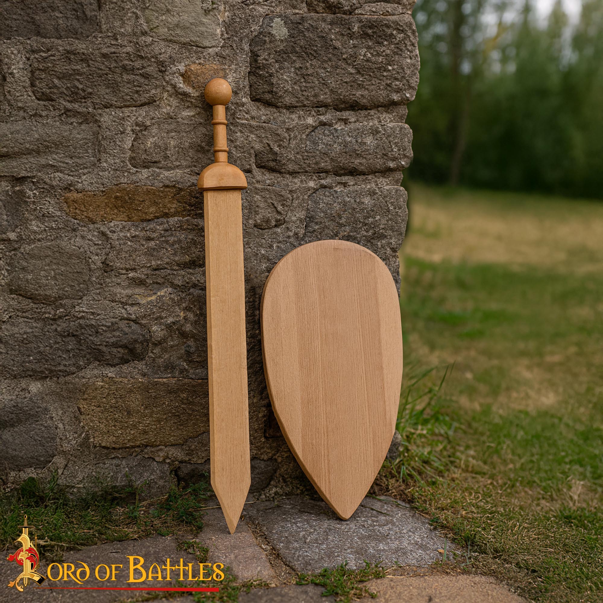 Gladius de Entrenamiento en Madera - Espada Romana de Práctica - imagen 8