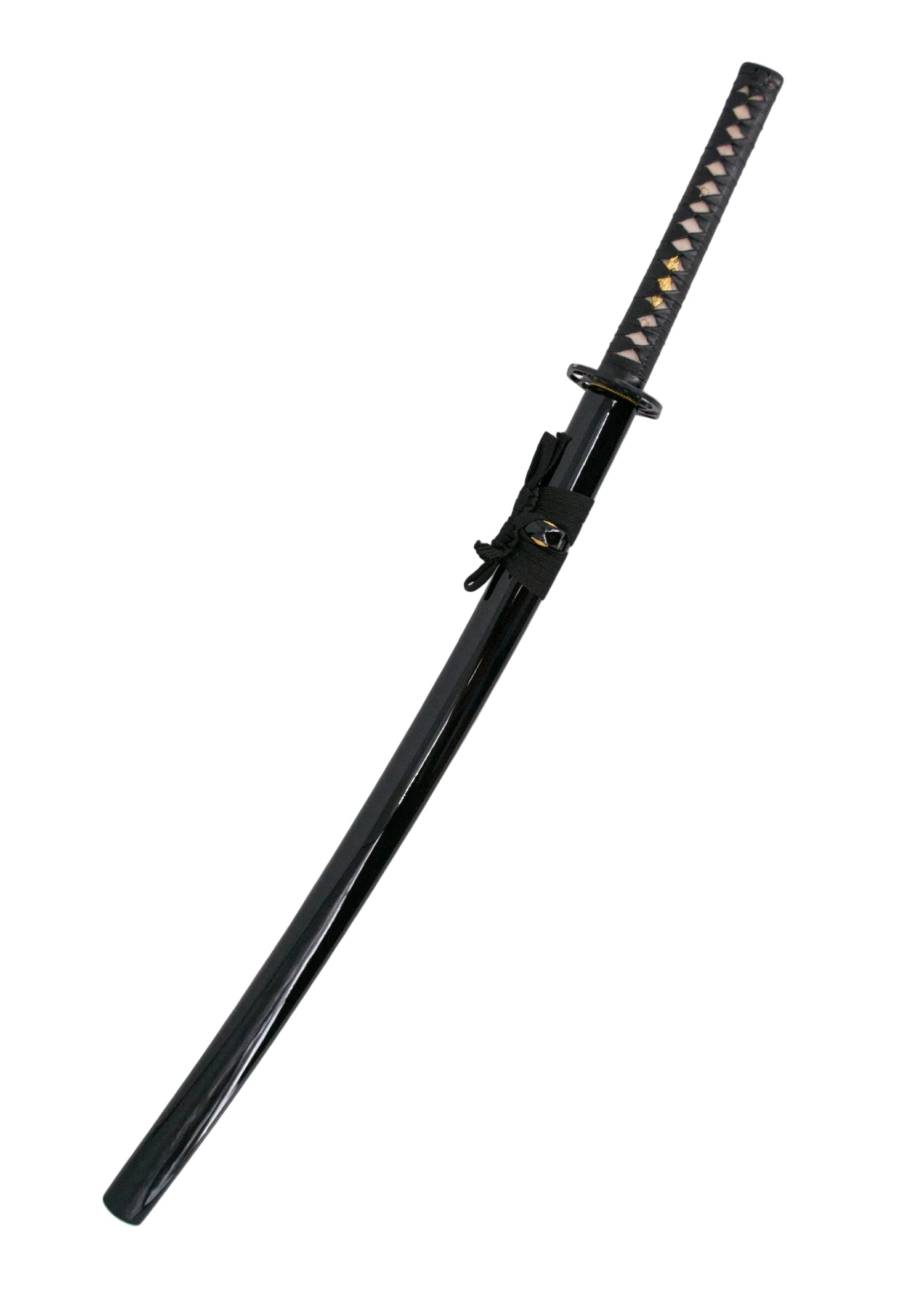 Katana funcional afiada em aço damasco AISI 1045