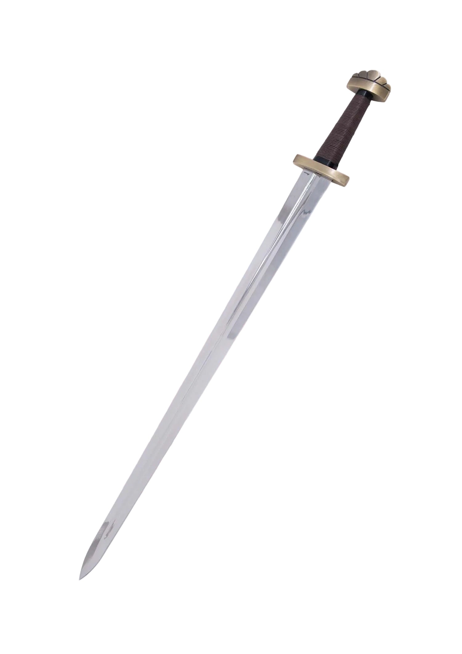 Imagen única de: Espada Vikinga Decorativa con Funda – Pomo y Guarda Dorados