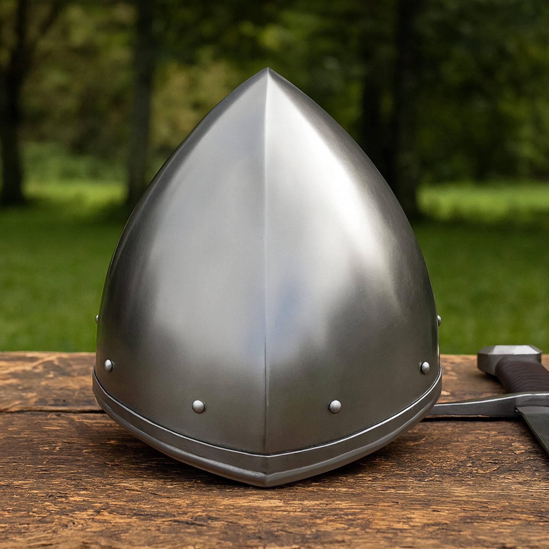 Casco nasal San Wenceslao con forro de cuero - imagen 14