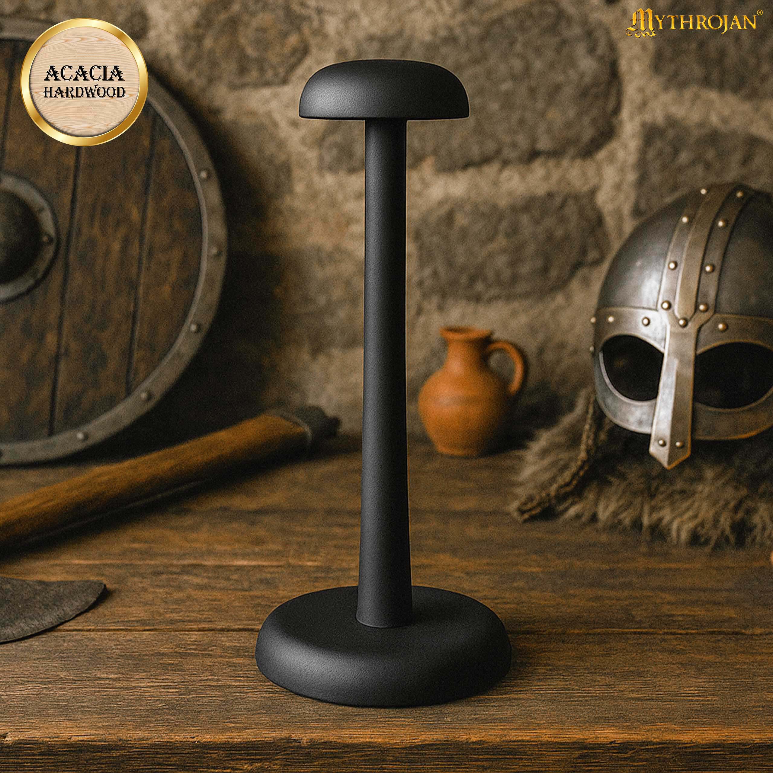 Imagen única de: Soporte de madera maciza para casco