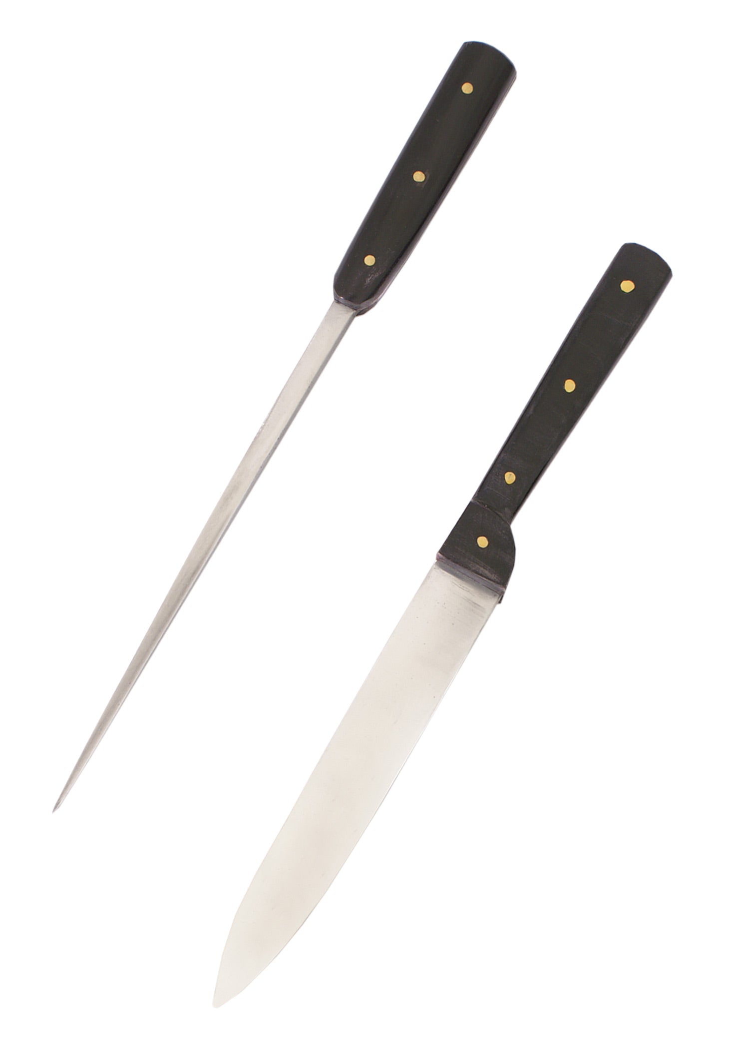 Imagen única de: Cuchillo De Mesa Medieval Con Punzón, Inoxidable.