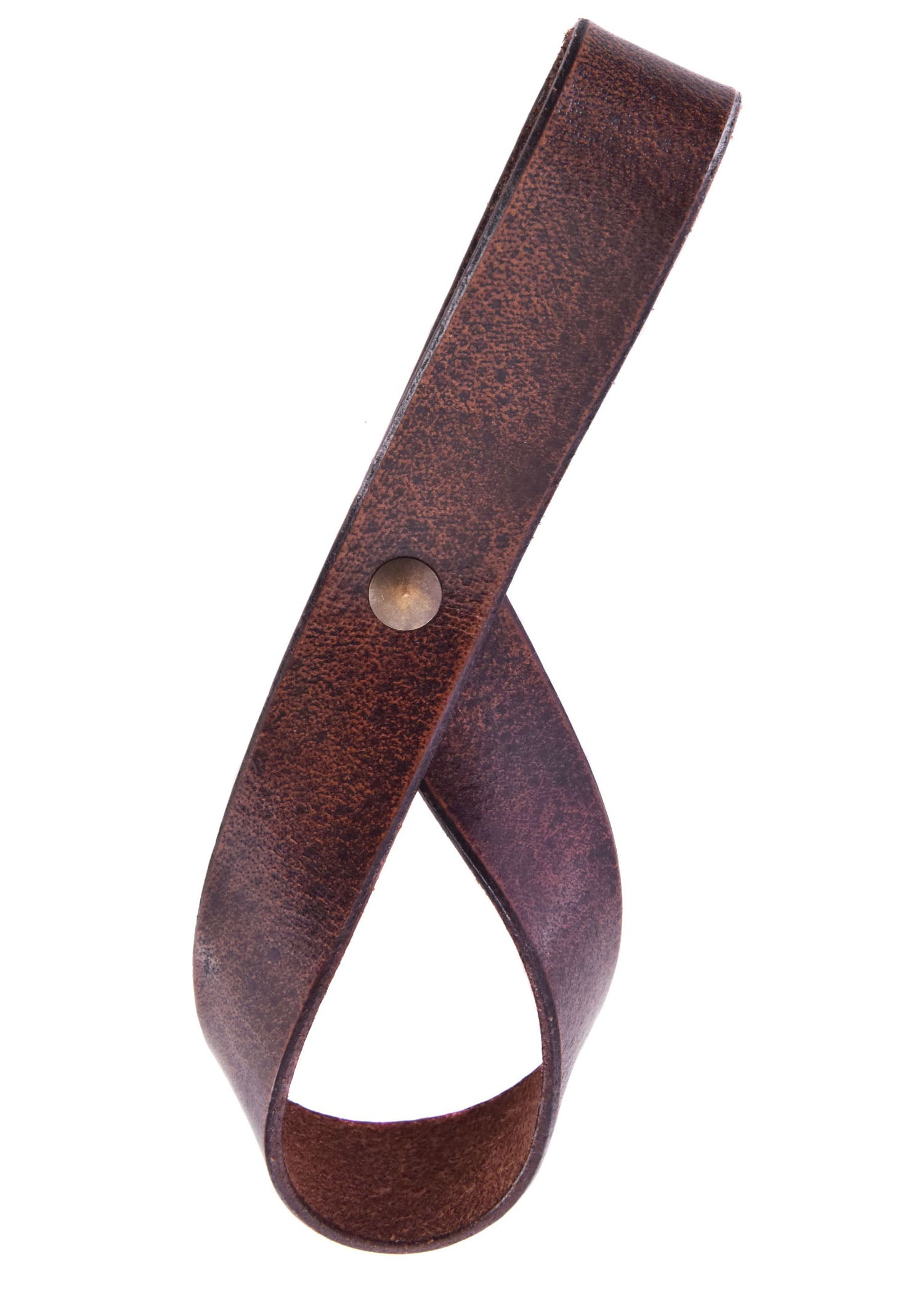 Imagen única de: Sencillo Soporte Para Cinturón De Cuero Para Cuerno Para Beber, Soporte Para Cuerno, Marrón Oscuro