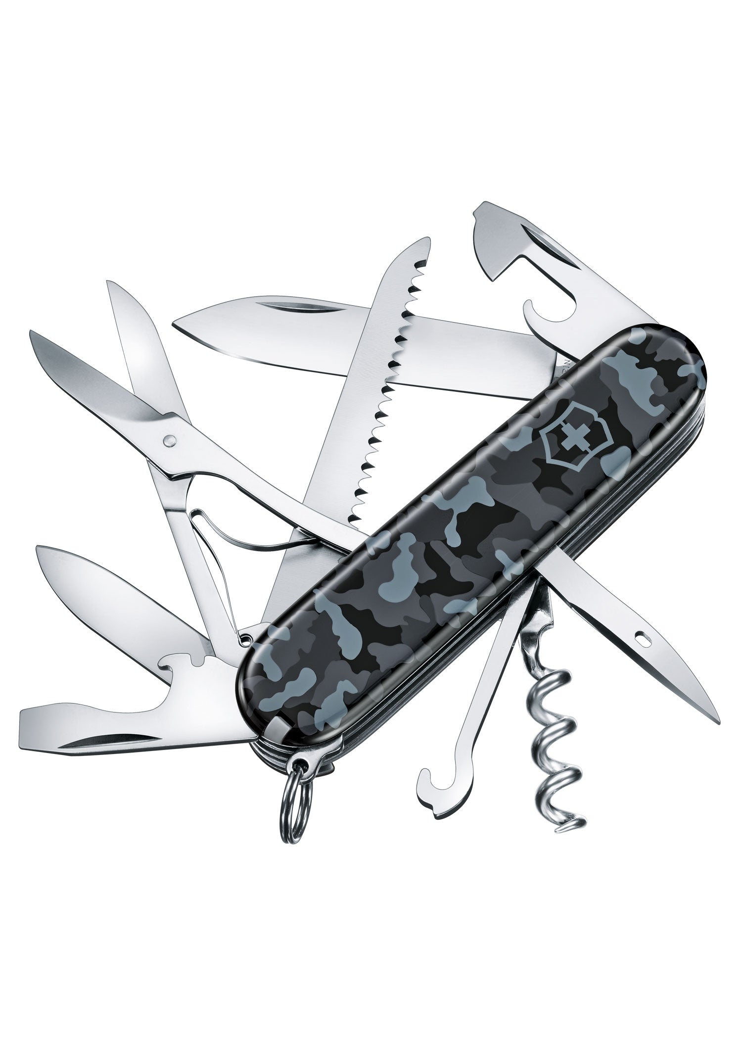 Imagen única de: Cuchillo De Oficial Huntsman, Camuflaje Azul Marino.