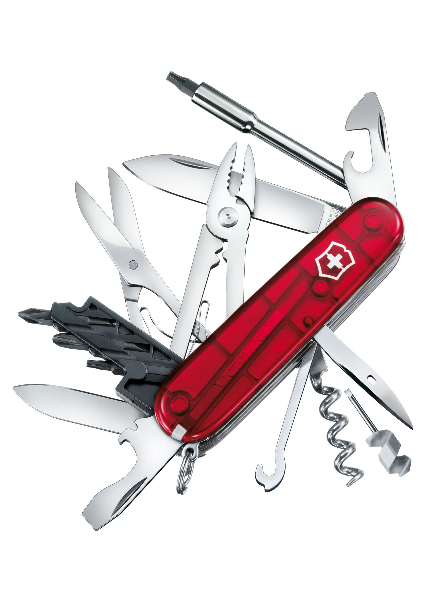 Imagen única de: Cybertool M, Rojo Transparente