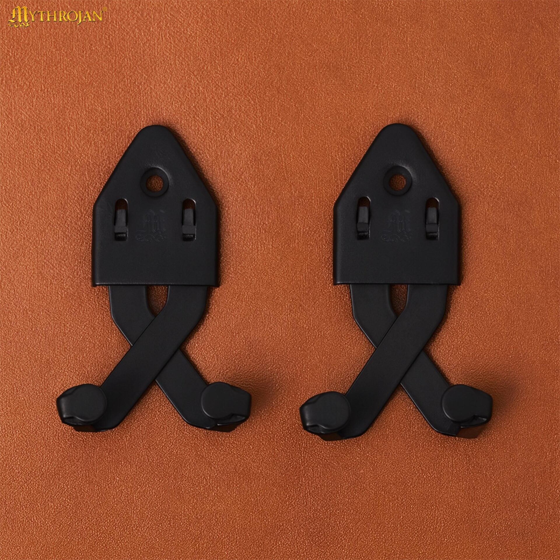 Soporte de pared vertical ajustable para espada - Negro - S