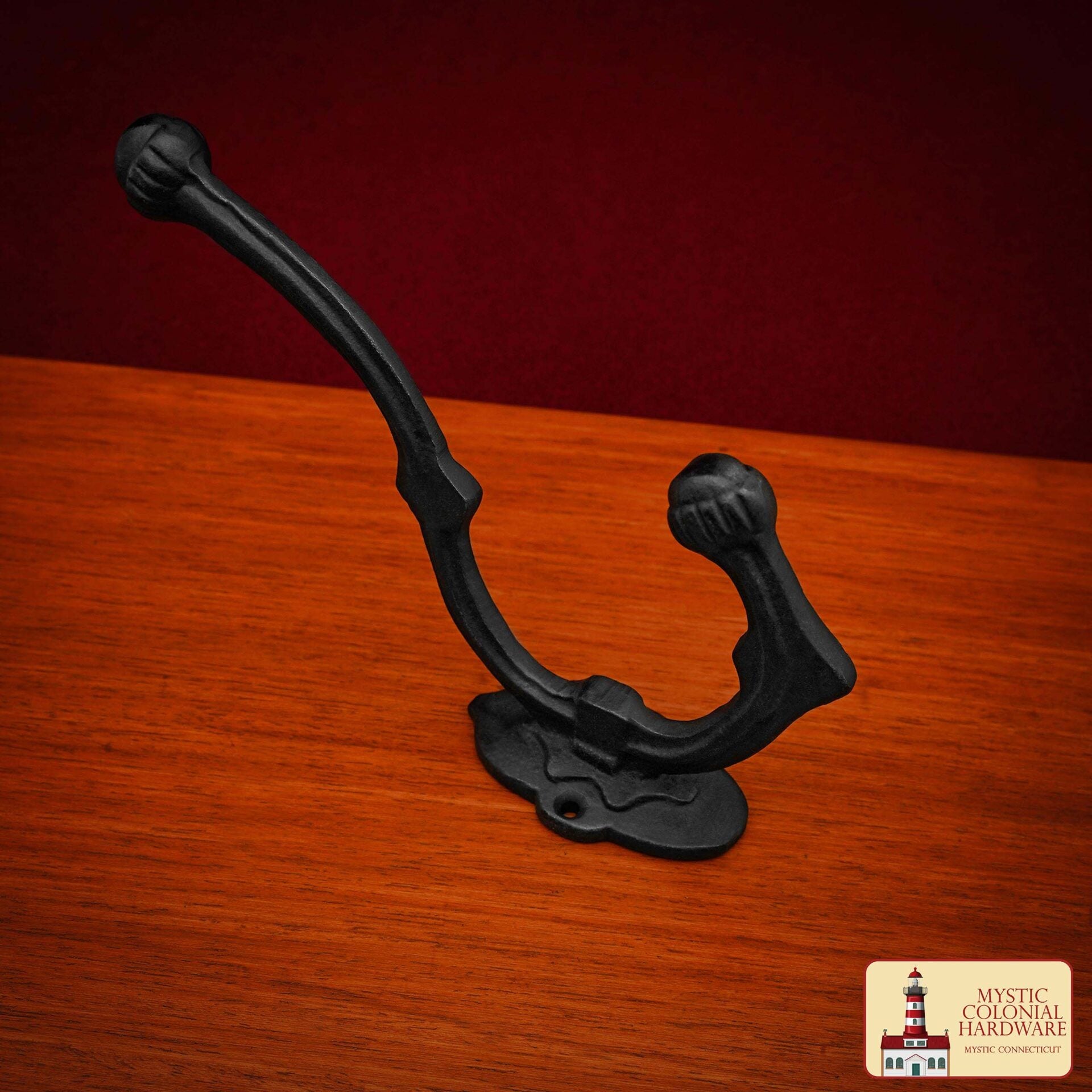 Colgador de pared rústico de hierro fundido - Grande - imagen 6