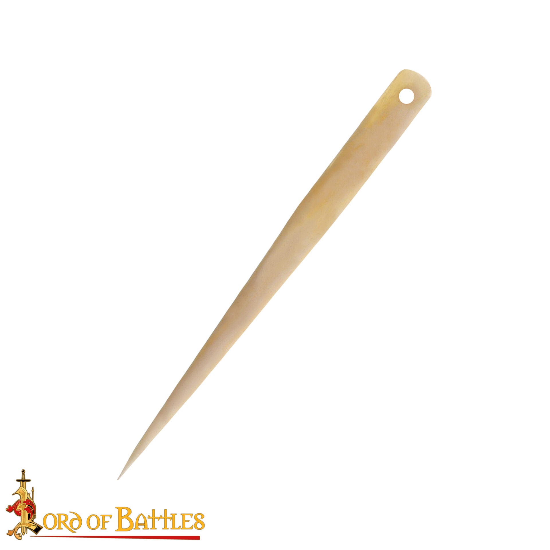 Agujas de hueso vikingas para coser — set 7 cm, ojo 7 mm - imagen 17
