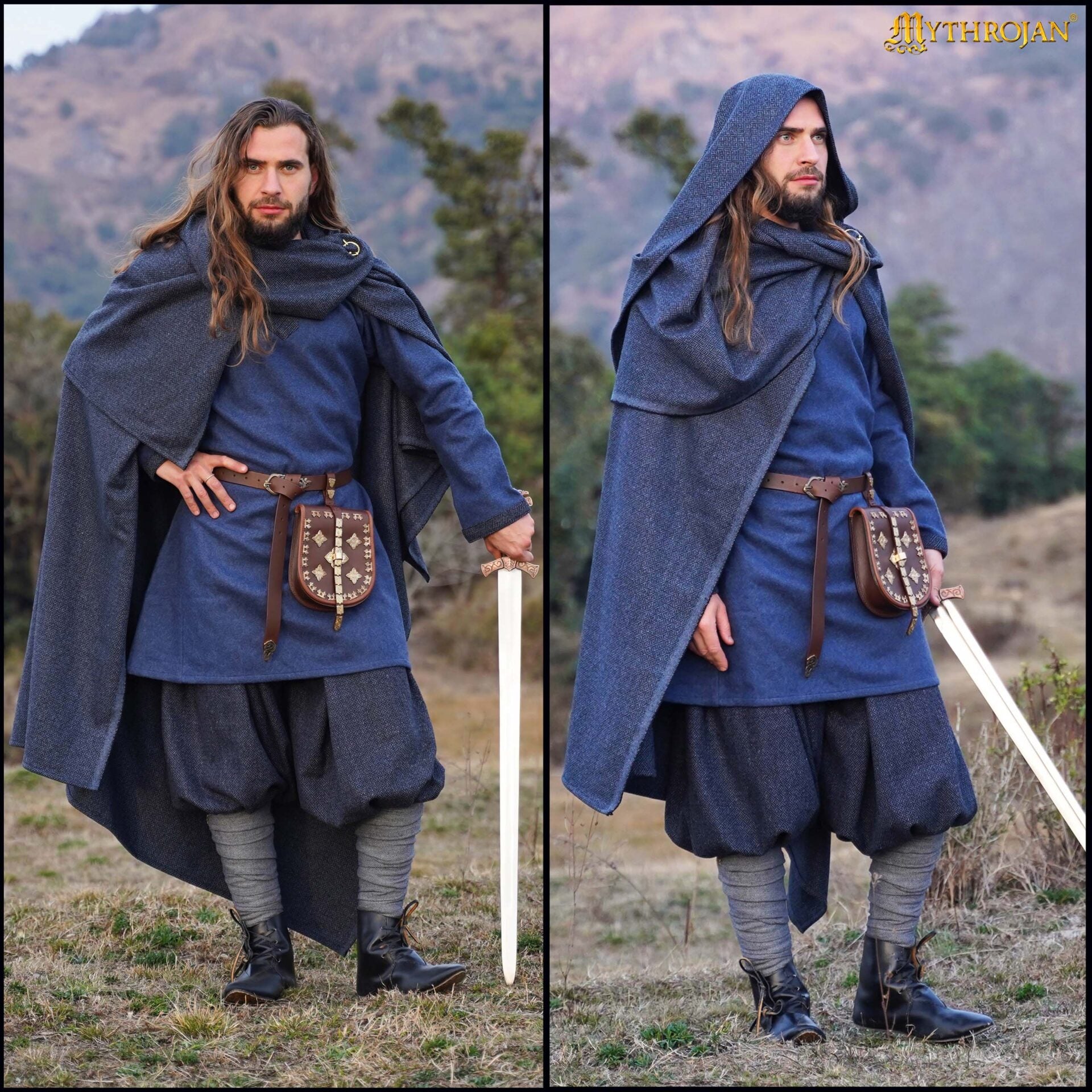 Imagen única de: Capa Vikinga Alaric: Estilo Audaz y Calidez Práctica en Un Diseño Histórico