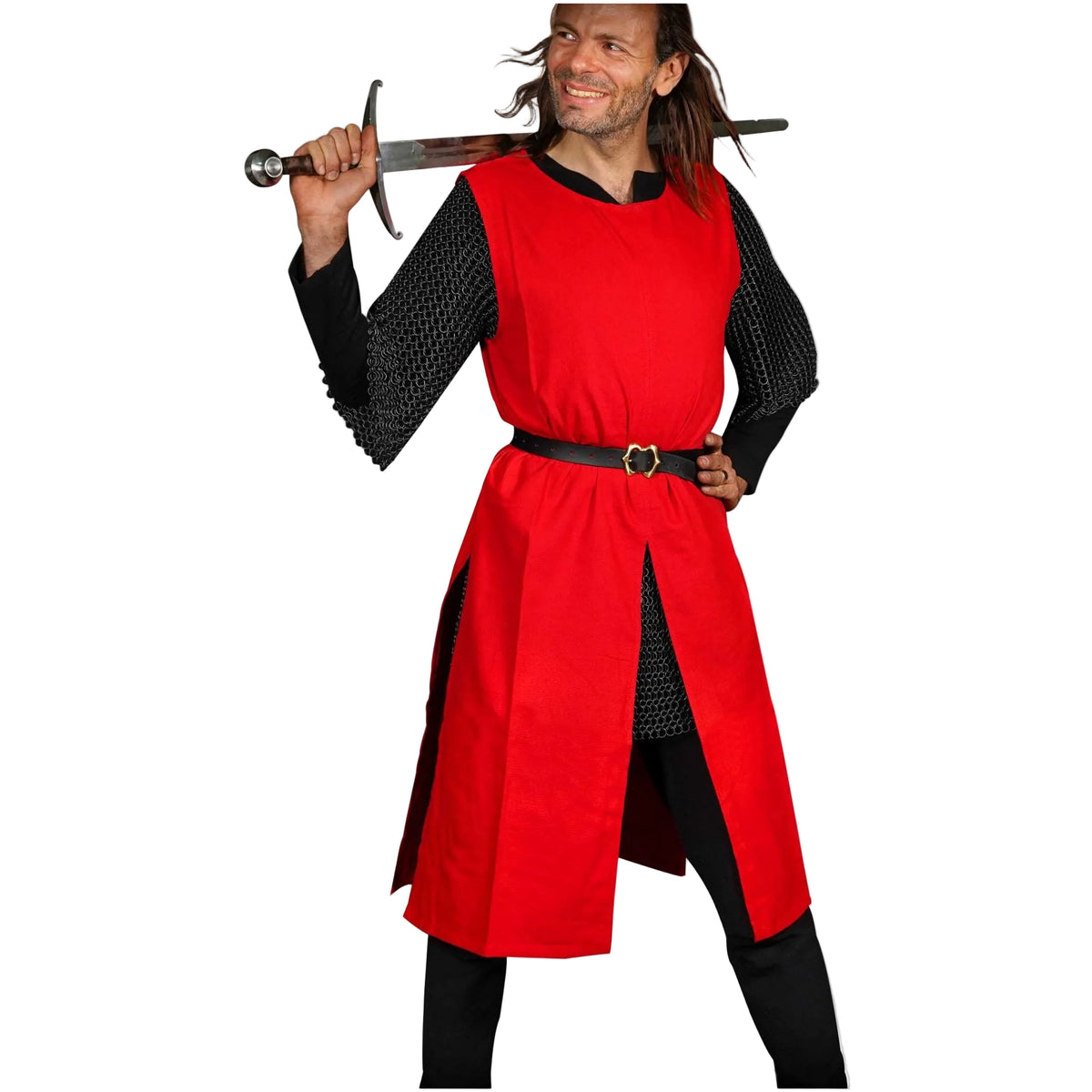 tabardo vikingo varios colores y tallas