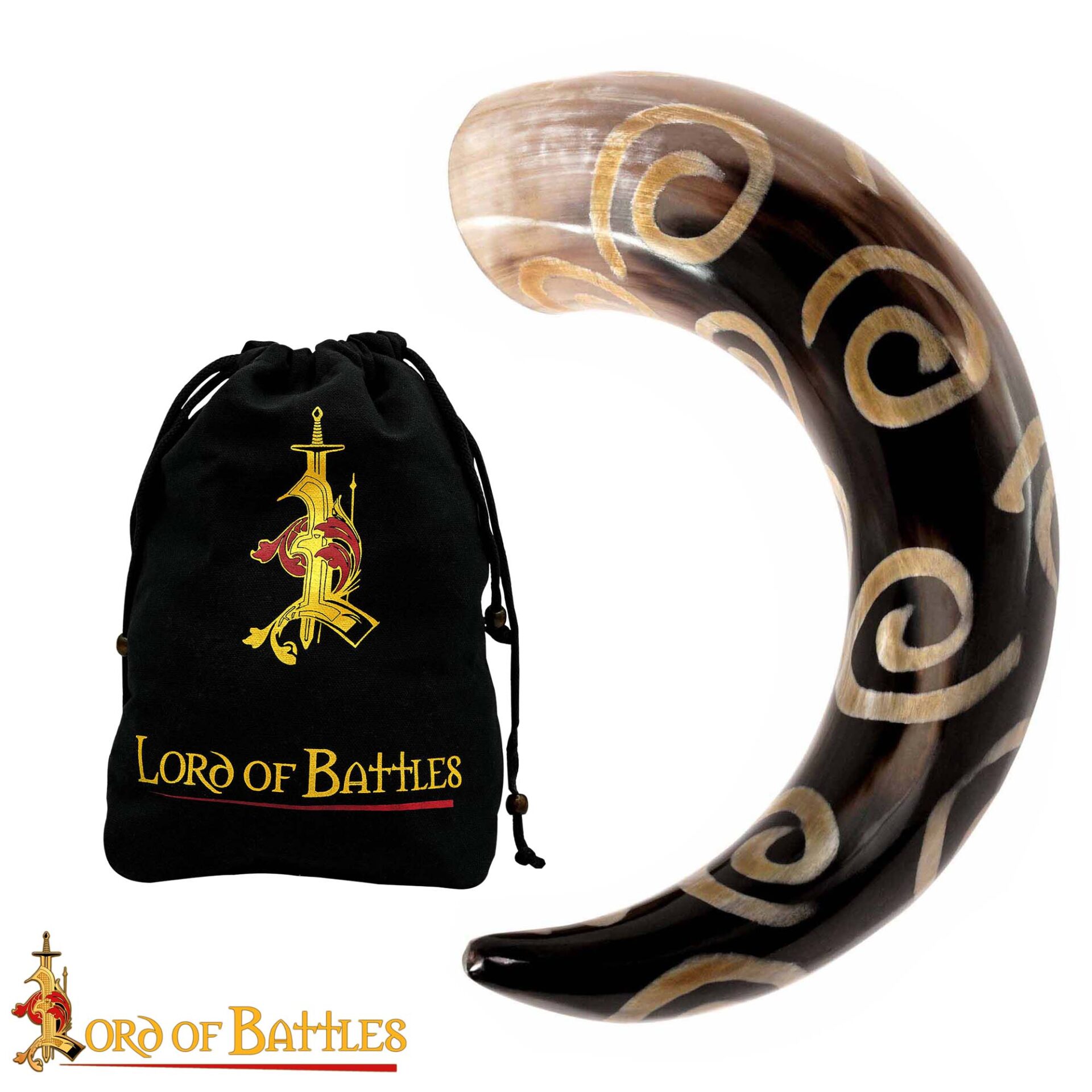 Cuerno vikingo de buey ml - imagen 4
