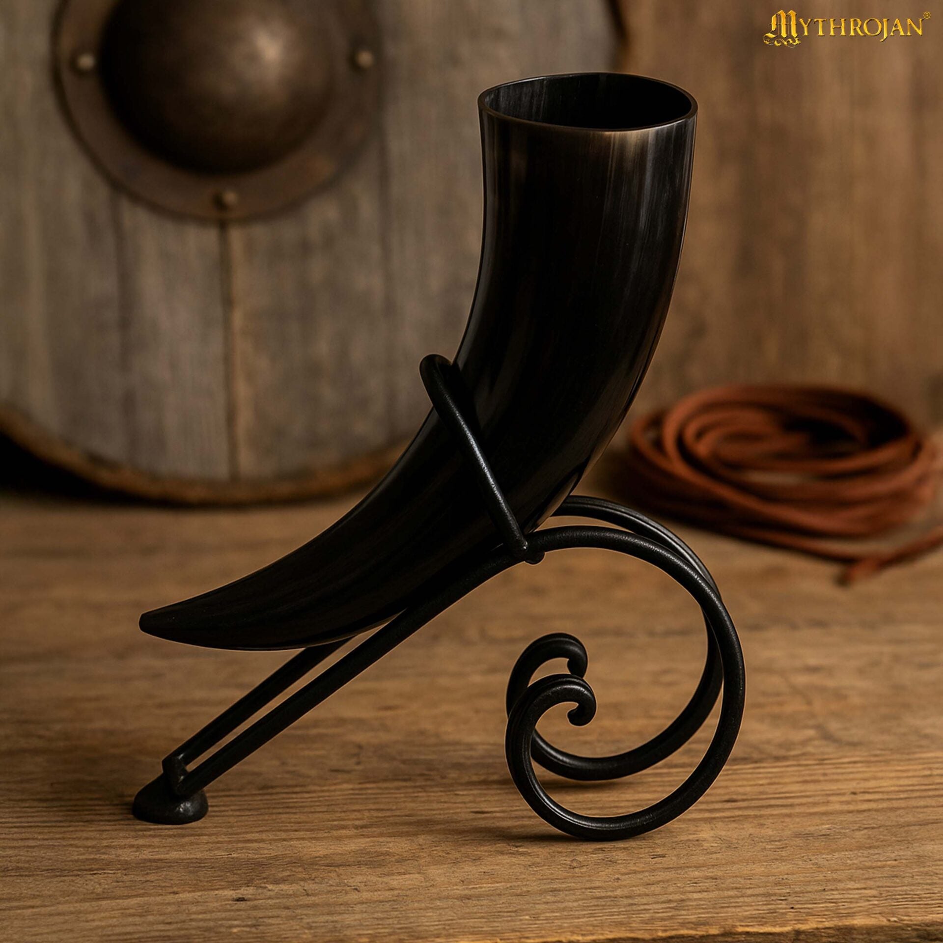 Imagen única de: Soporte para cuerno - estilo vikingo y céltico