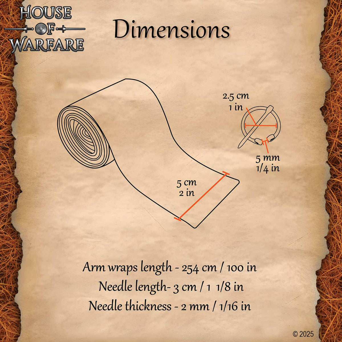 Envolturas vikingas de brazo, 70% lana/30% nylon con fíbula de latón — Par (verde) - imagen 19