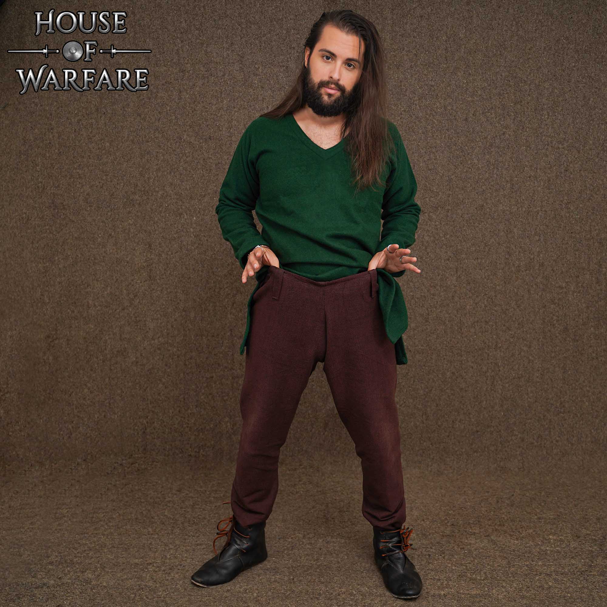 Pantalones Viking Throsberg en lona de algodón hechos a mano - imagen 3