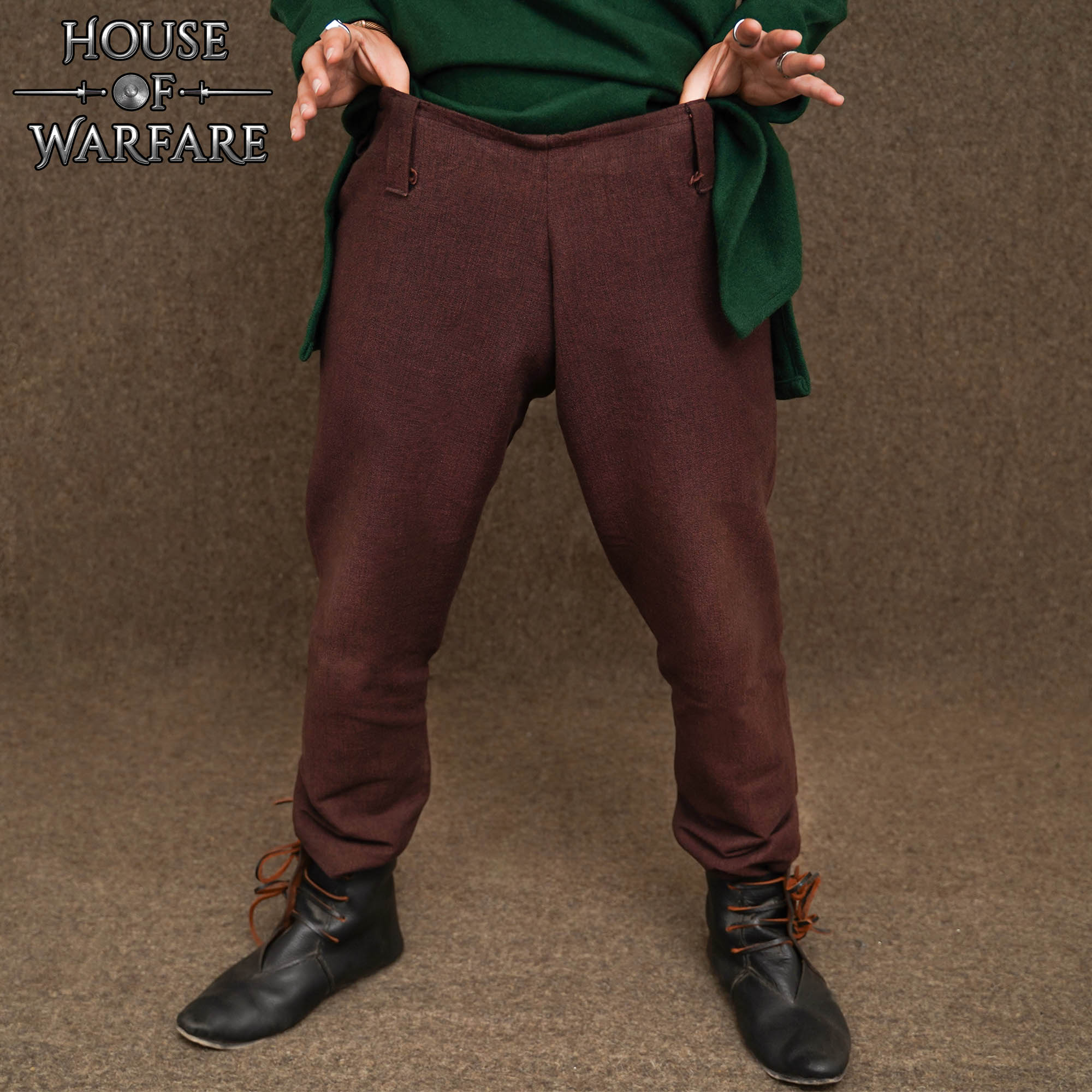 Pantalones Viking Throsberg en lona de algodón hechos a mano