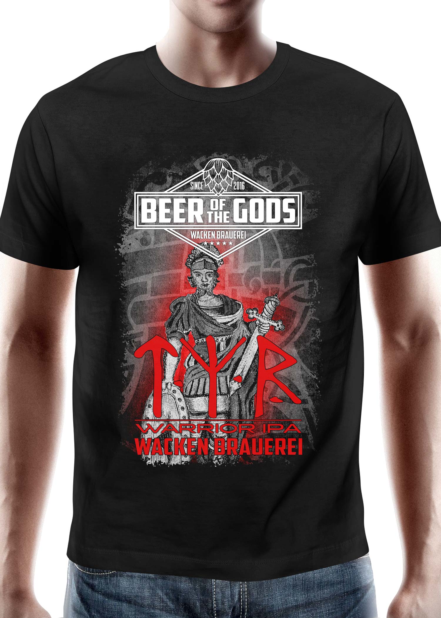 Imagen única de: Tyr - Cervecería Wacken, Camiseta