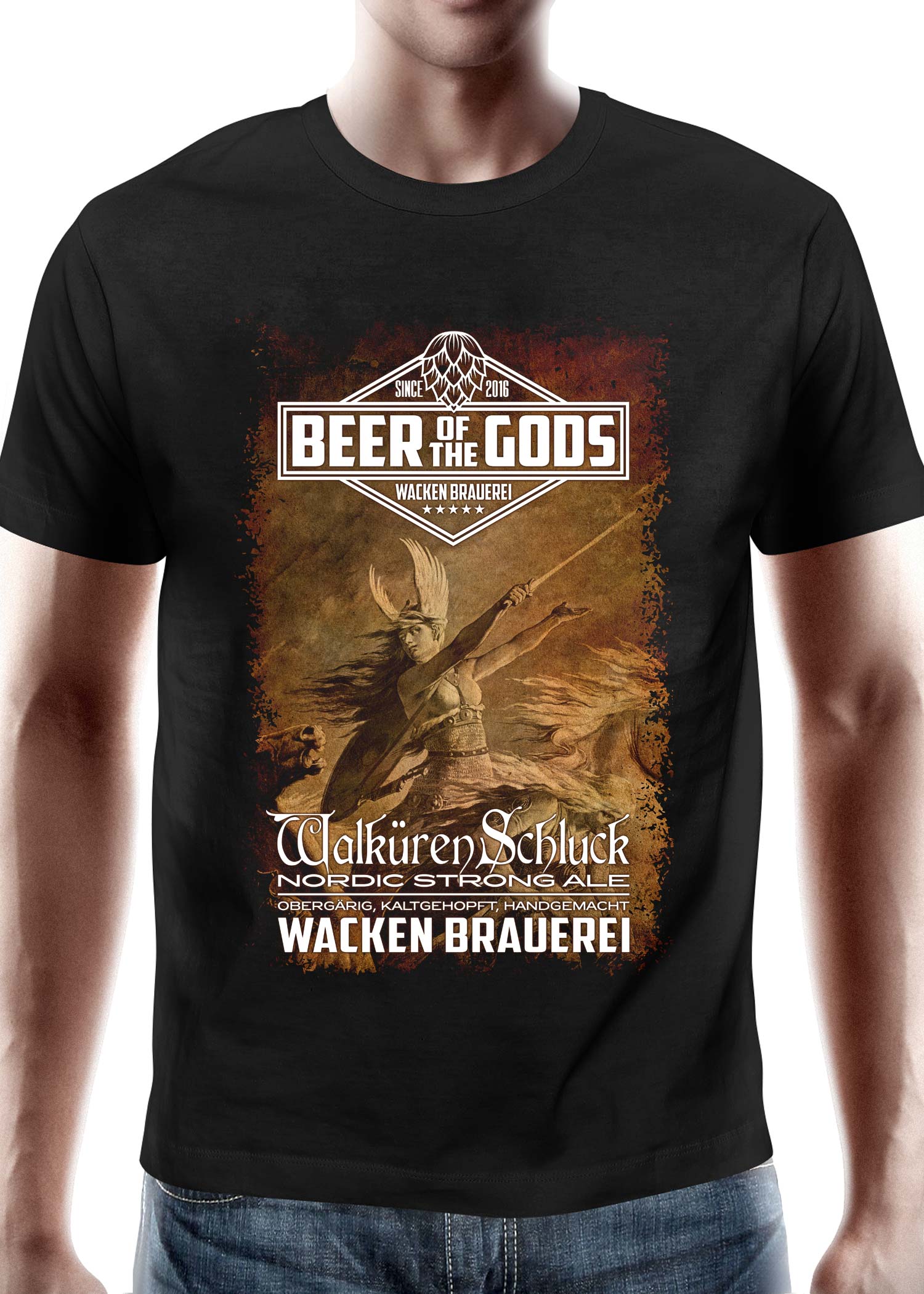 Imagen única de: Valkyrie Swallow - Cervecería Wacken, Camiseta