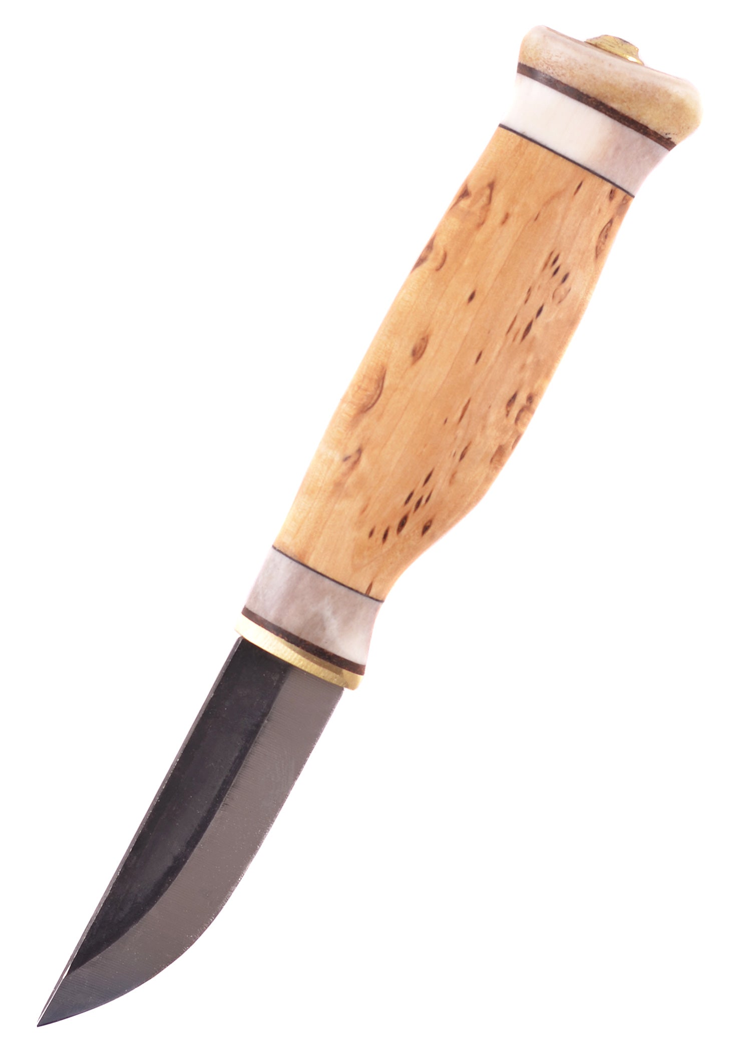 Imagen única de: Pequeño Cuchillo De Caza Con Funda De Abedul Rizado.