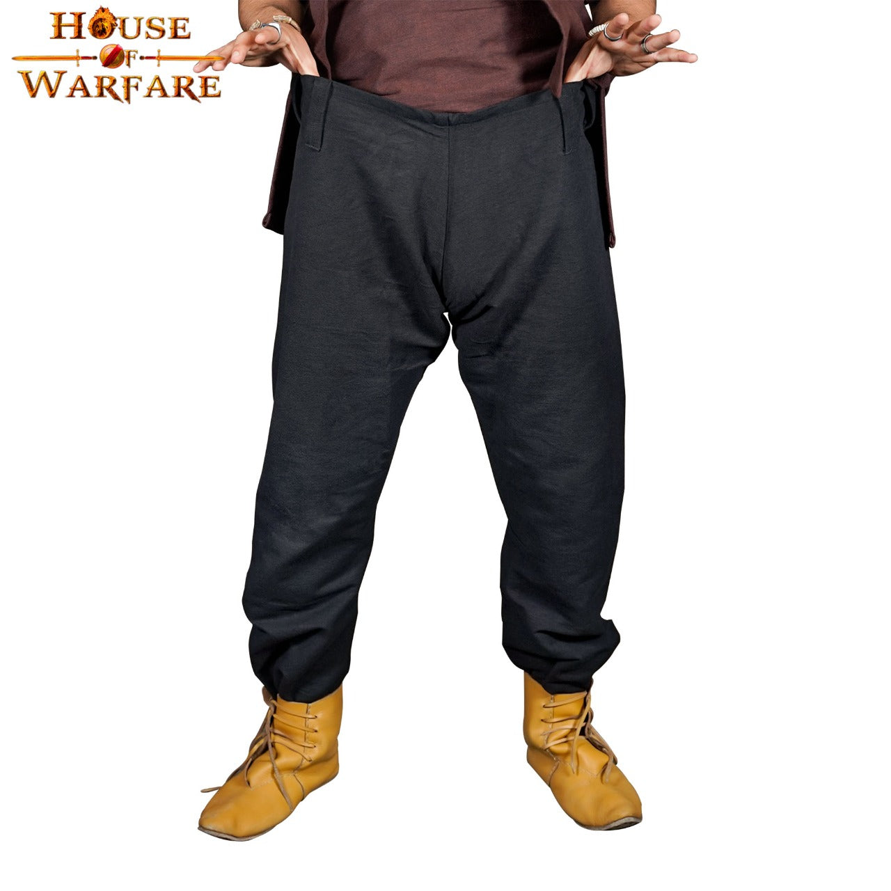 Pantalones Viking Throsberg en lona de algodón hechos a mano - imagen 9