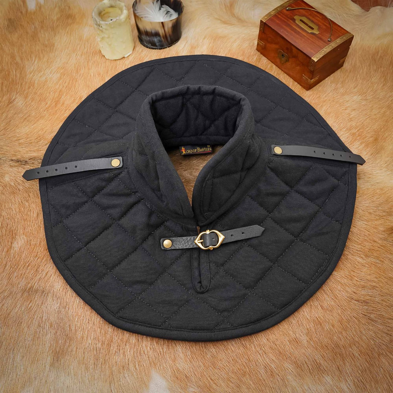 Collar acolchado medieval para armadura - imagen 18