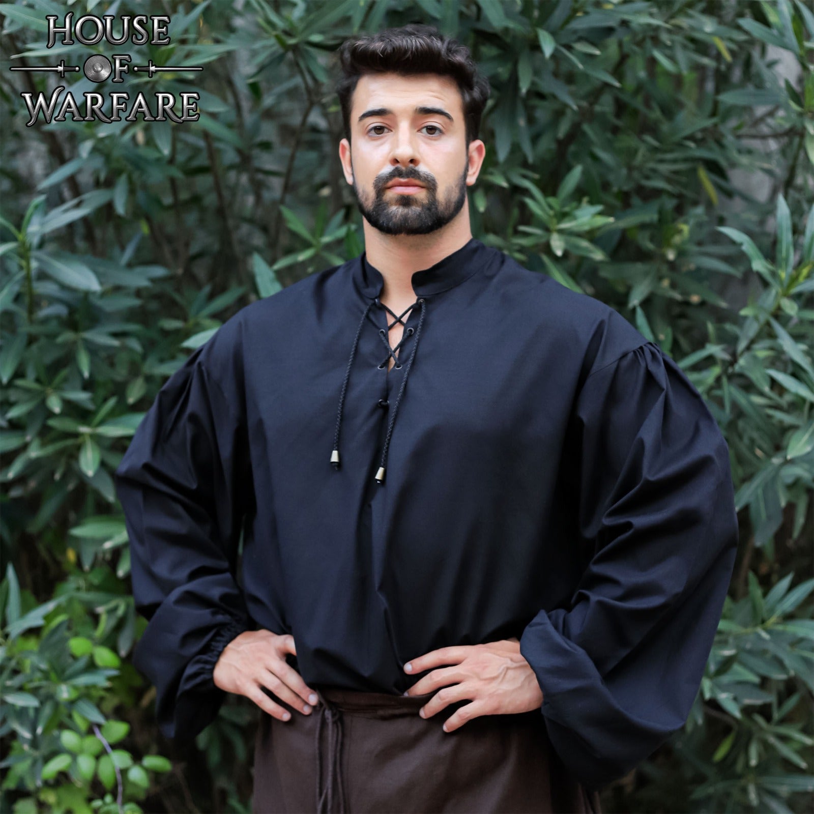 Camisa de algodón estilo medieval - imagen 10