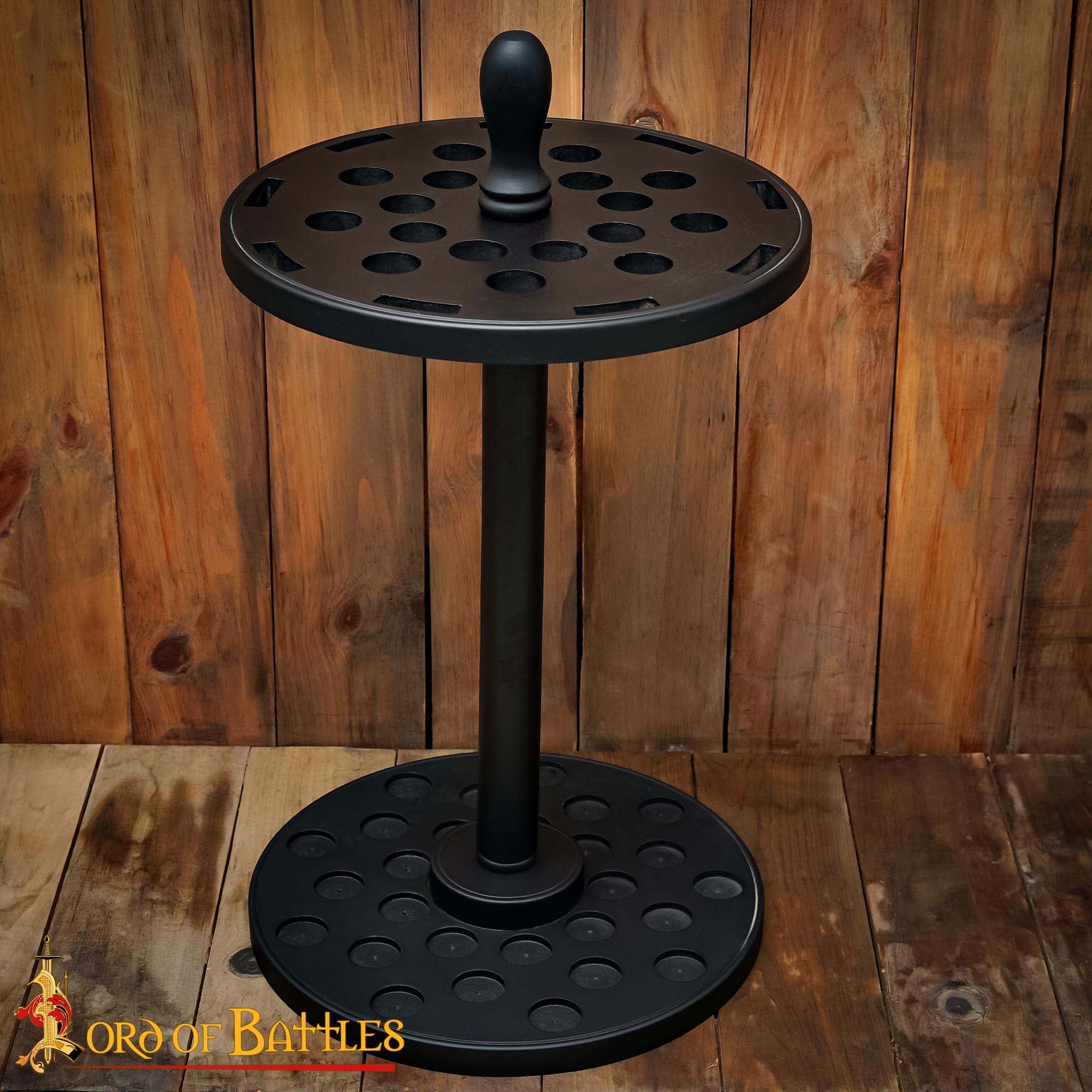 Imagen única de: Expositor de Bastones Artesanal de Madera Maciza
