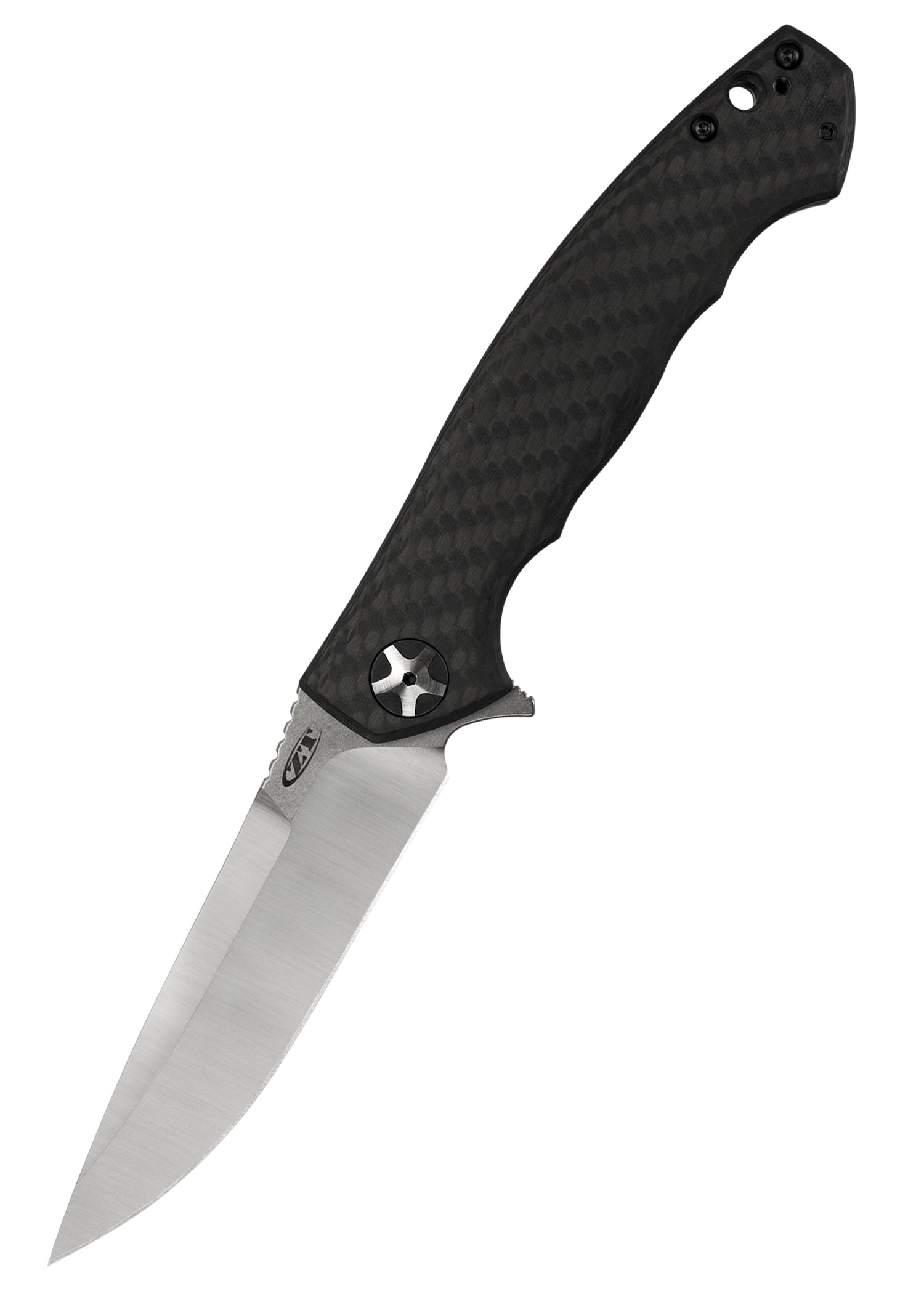 Imagen única de: Navaja De Bolsillo Zt 0452Cf Sinkevich, Grande, Con Mango De Fibra De Carbono