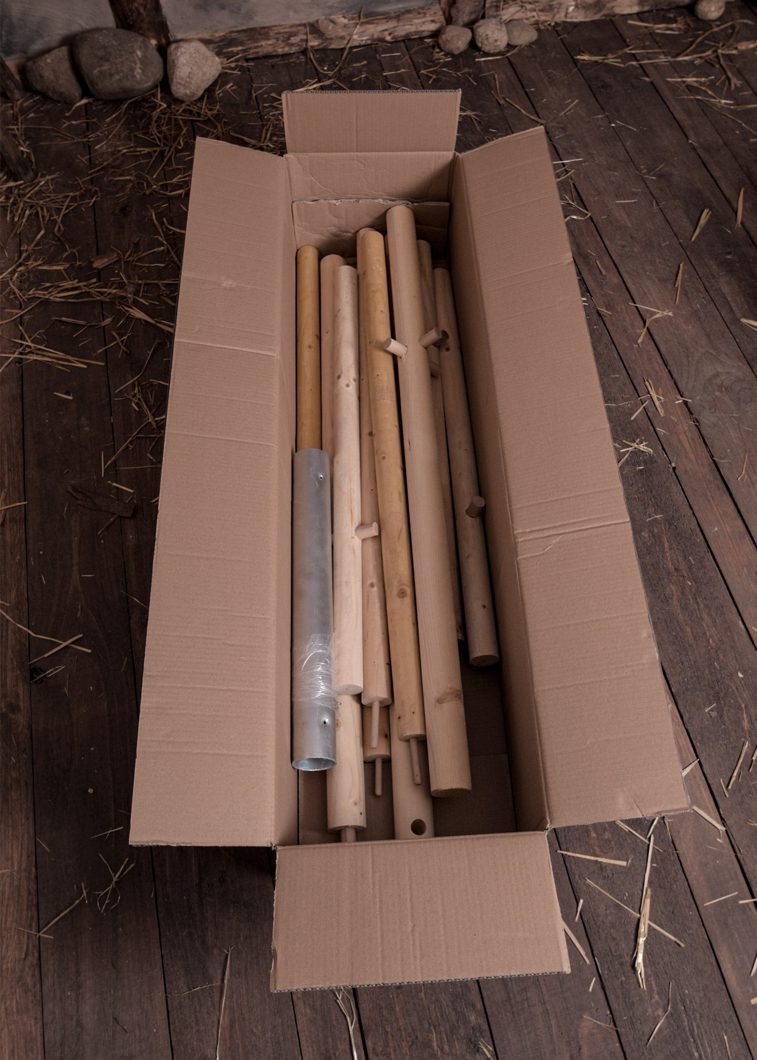 Imagen única de: Paquete De Postes De Madera Para Tienda De Caballeros Herwald, 6 M