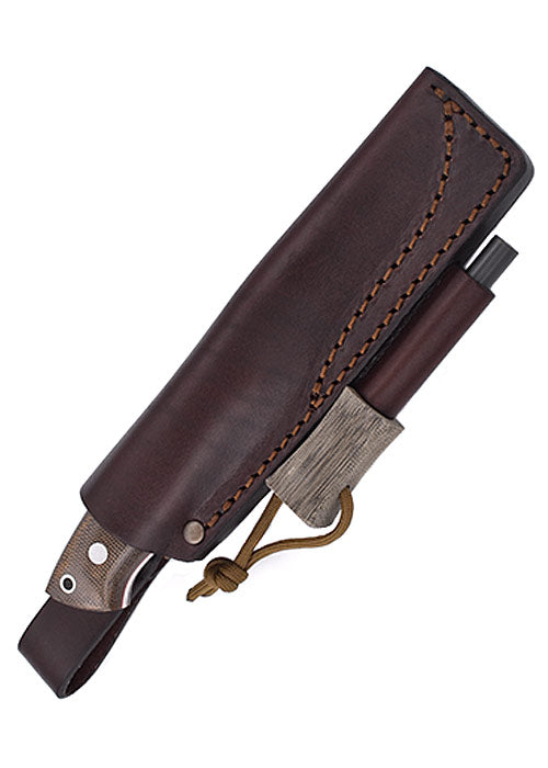 Imagen única de: Brisa Trapper 95 - Micarta Verde, Scandi, Firesteel