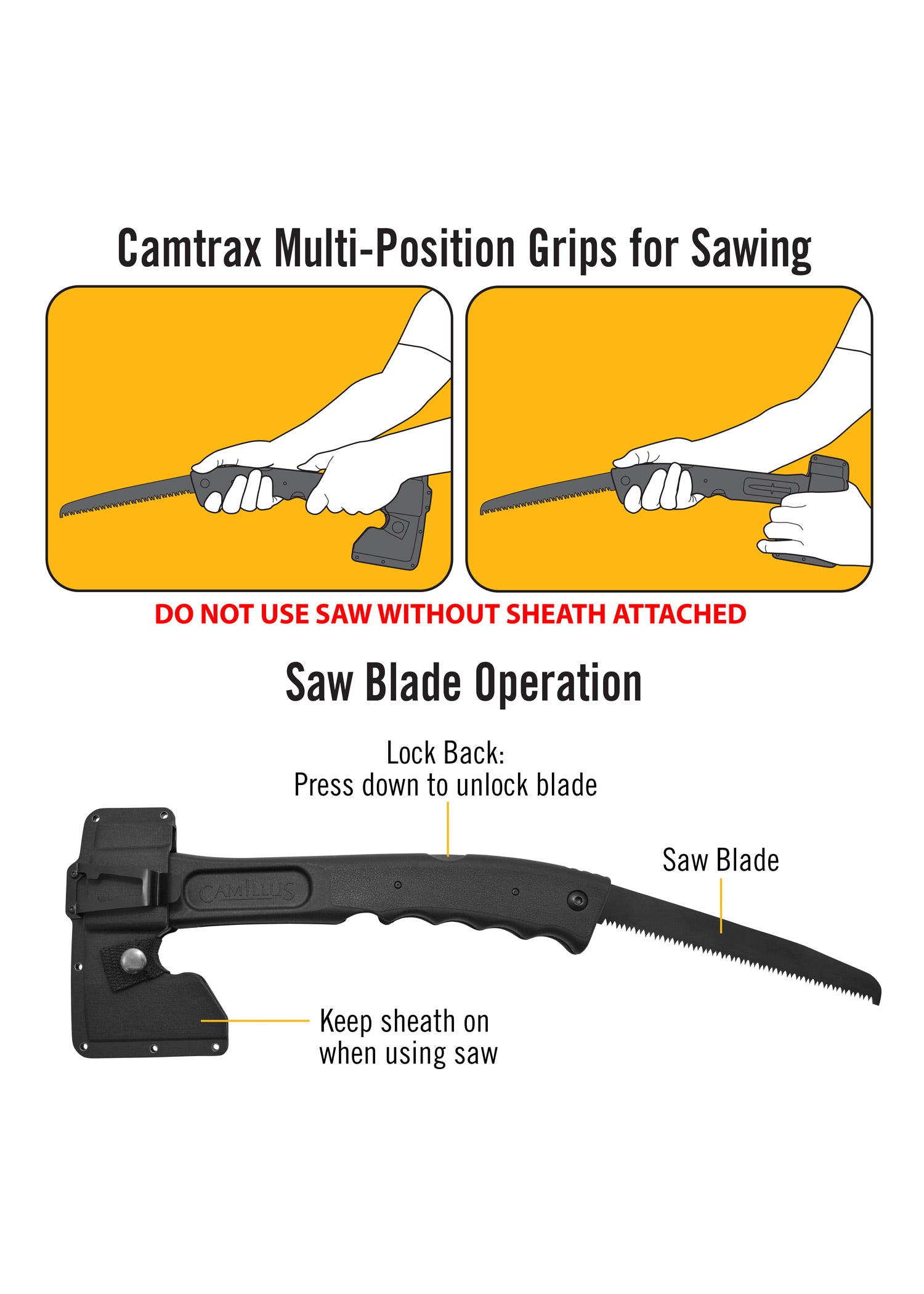 Imagen única de: Camillus Camtrax, Hacha Multifuncional Con Funda