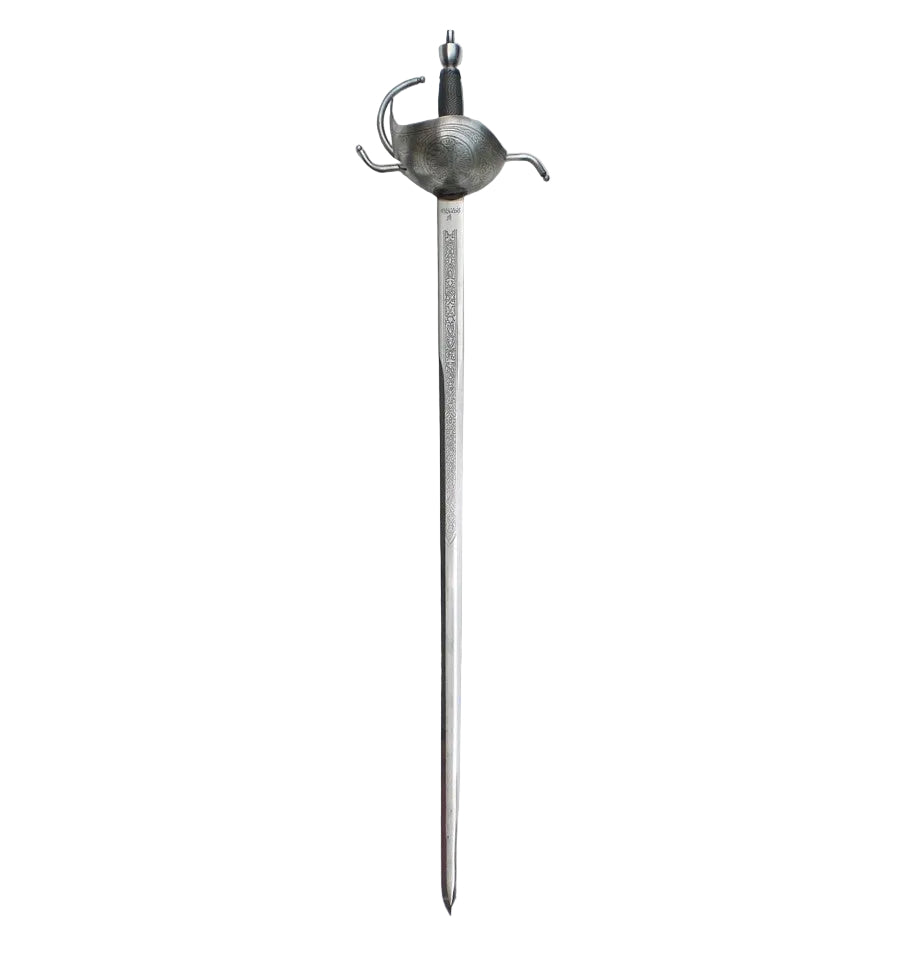 Imagen única de: Espada de Carlos III Histórica - Réplica Rústica Acero Inoxidable 107 cm
