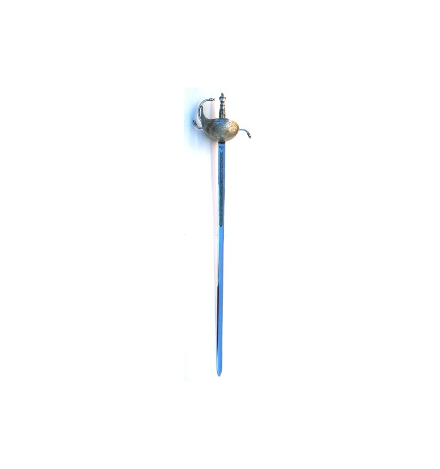 Imagen única de: Espada de Carlos III Histórica - Réplica Rústica Acero Inoxidable 107 cm
