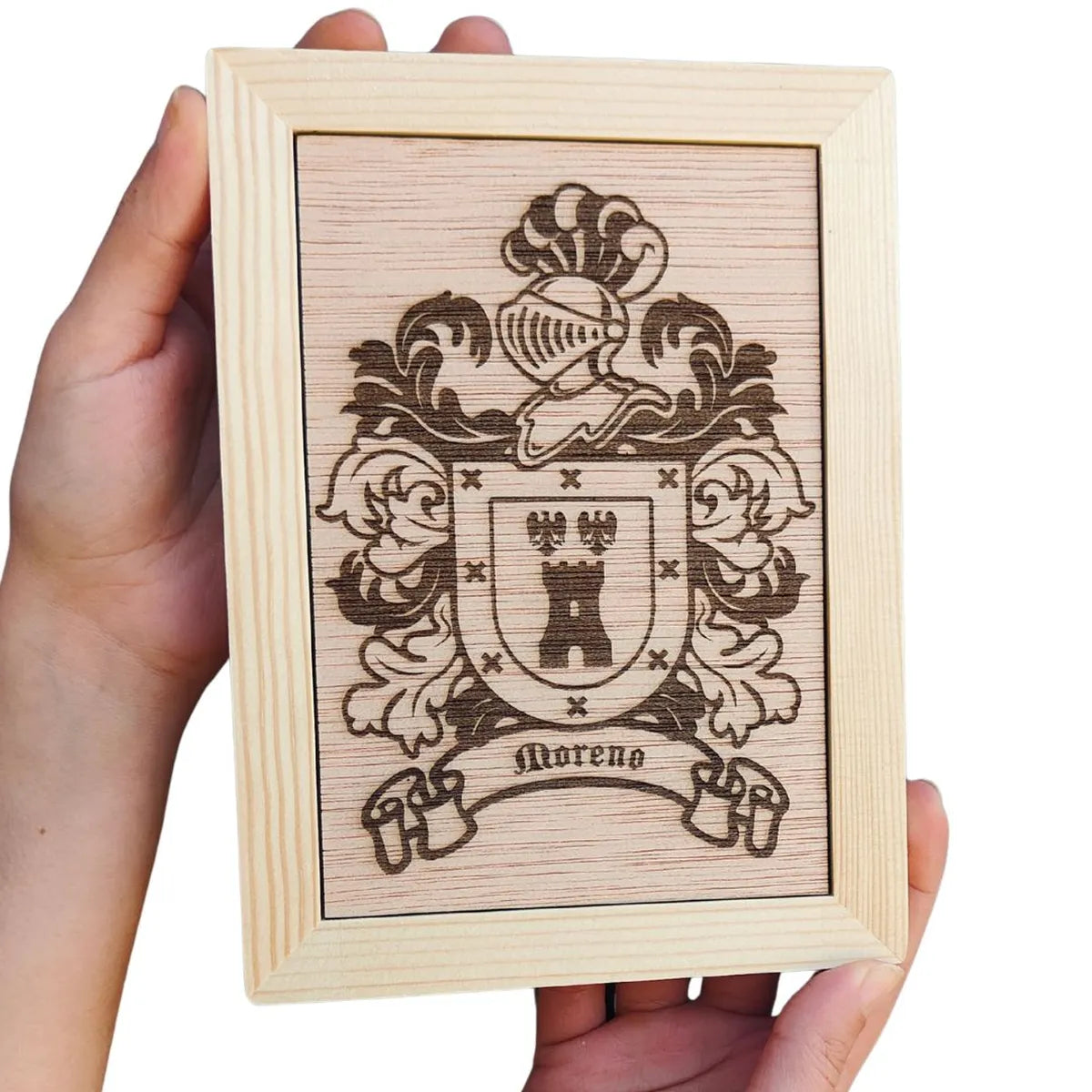 Cartel Heráldico Decorativo Moreno