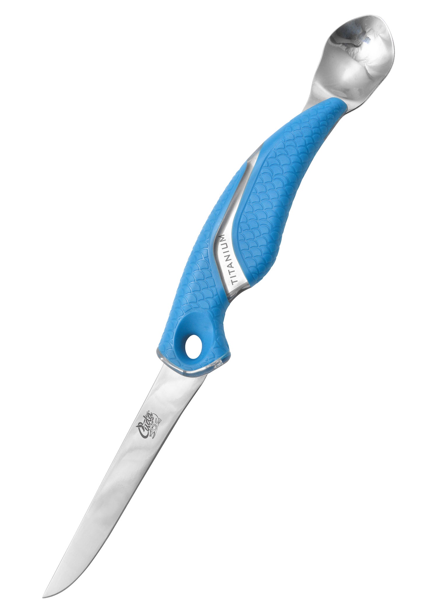 Imagen única de: Cuda 5 Cuchillo Fileteador Con Cuchara Destripar"