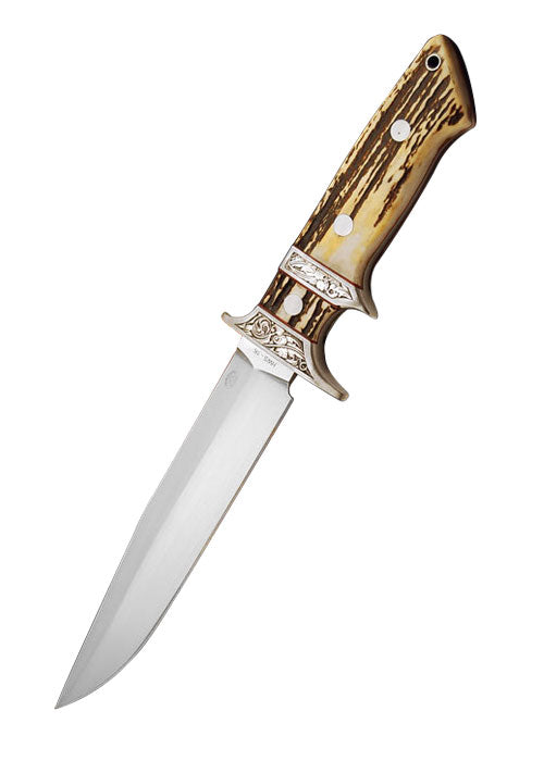 Imagen única de: Cuchillo Ranger Bowie Con Hoja Drop Point Y Mango De Asta De Ciervo