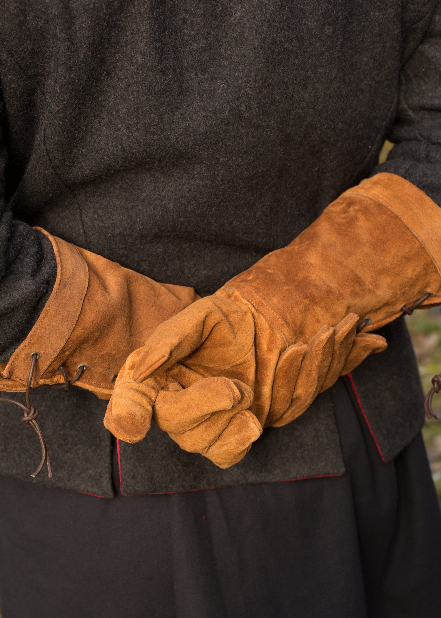 Imagen única de: Guantes De Ante, Marrón