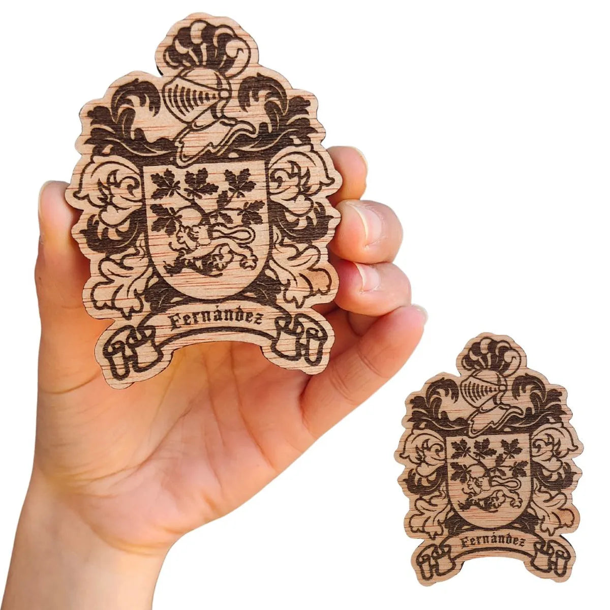 Imán Escudo Heráldico Decorativo Fernández