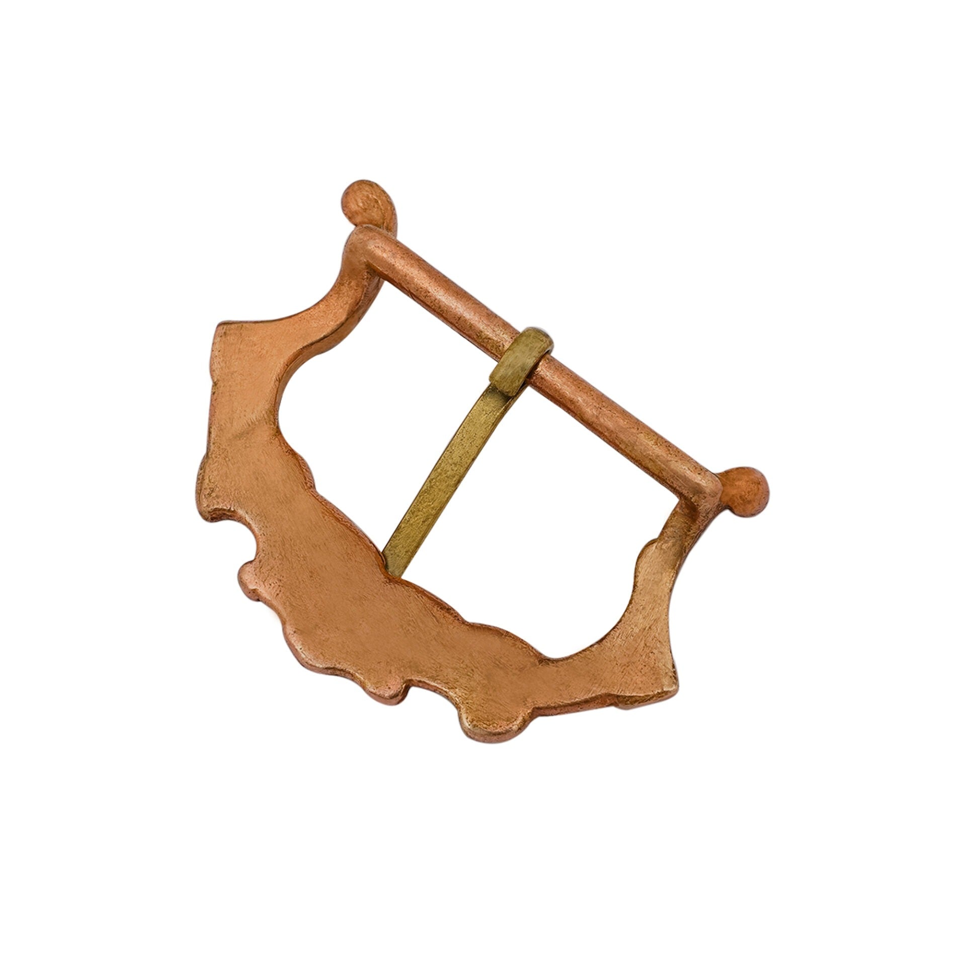 Hebilla nórdica de bronce (siglos IX–XI) — fundición a la cera perdida - imagen 19